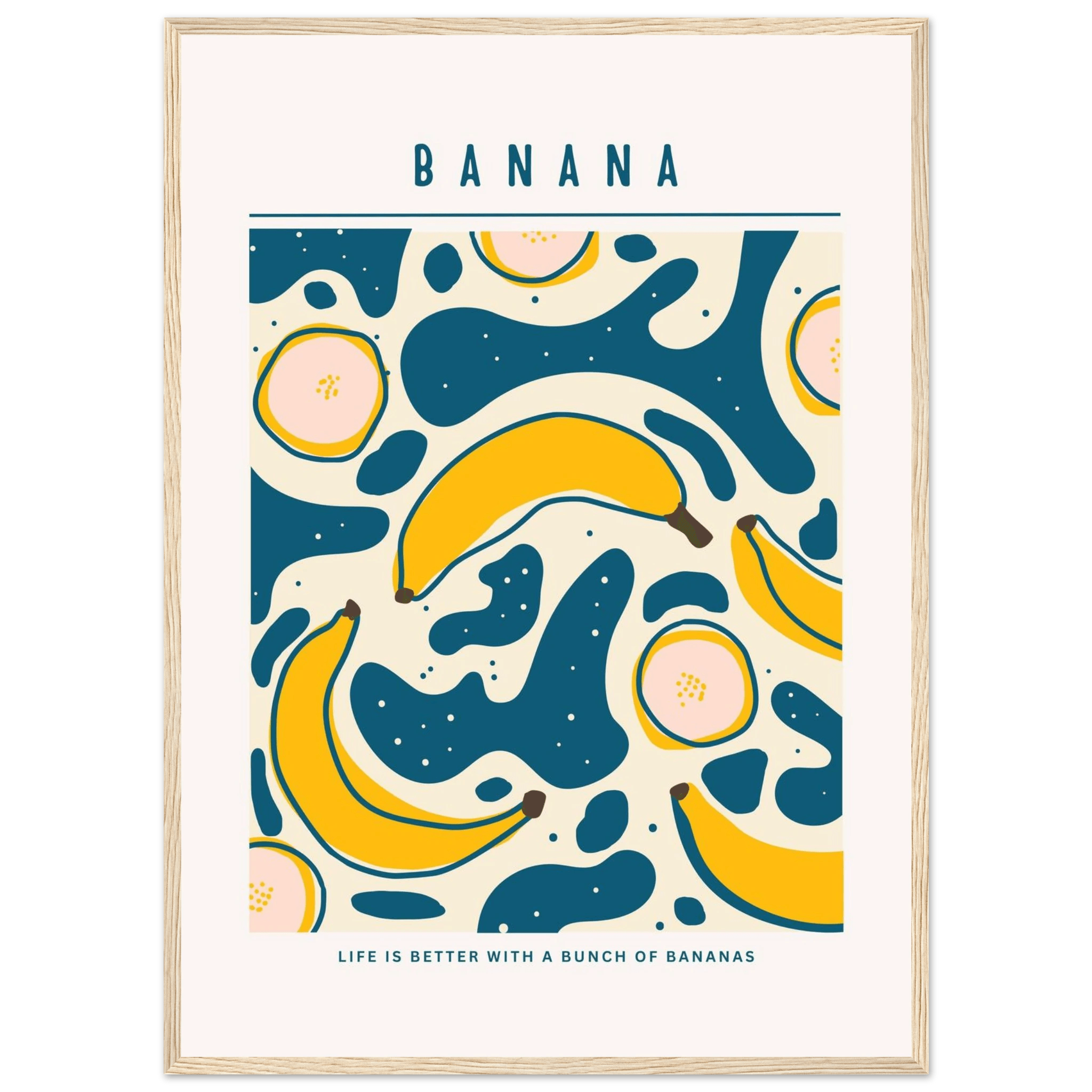 Life is better with banana - Poster - Arthena