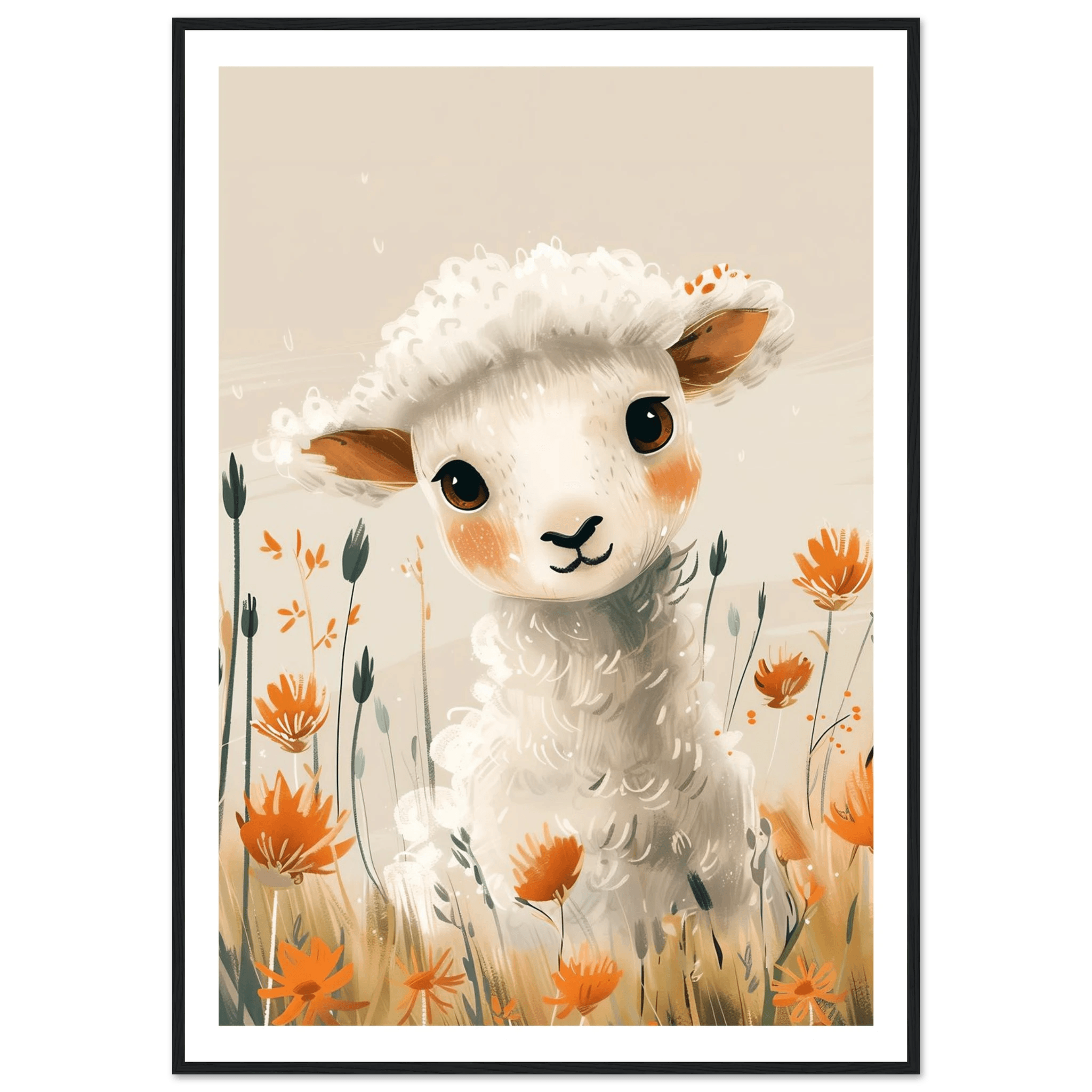 Baby Lamb - Poster - Arthena