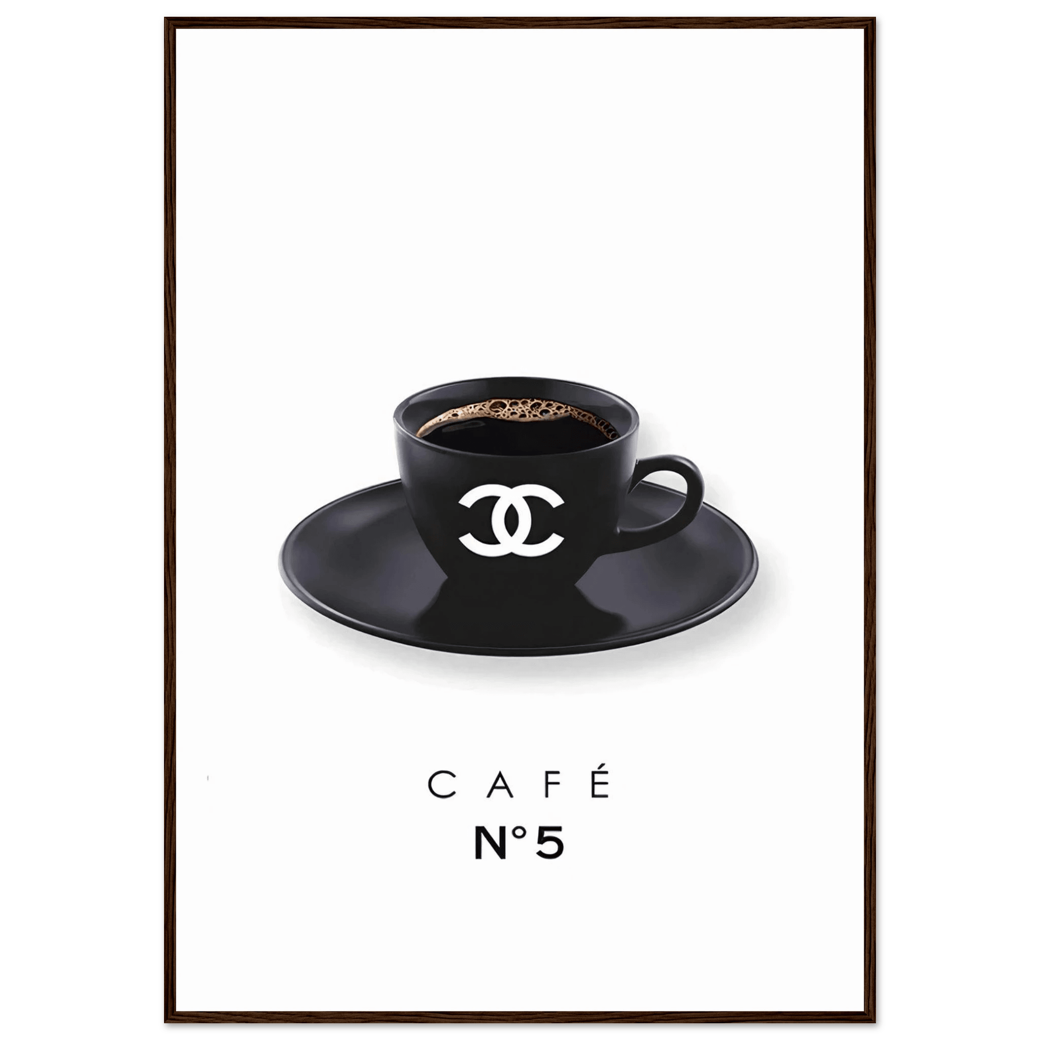 Coffee Chanel - Poster - Arthena