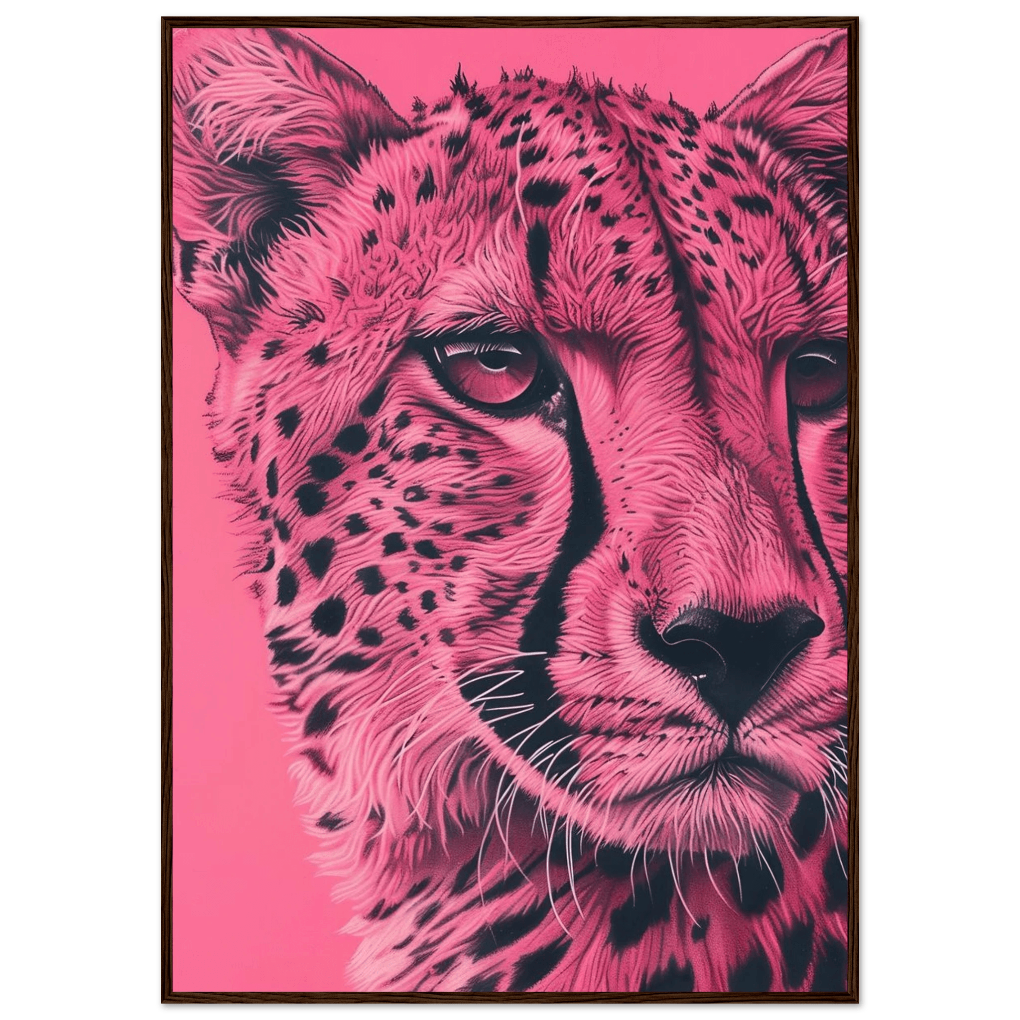 A Pink Cheetah - Poster - Arthena