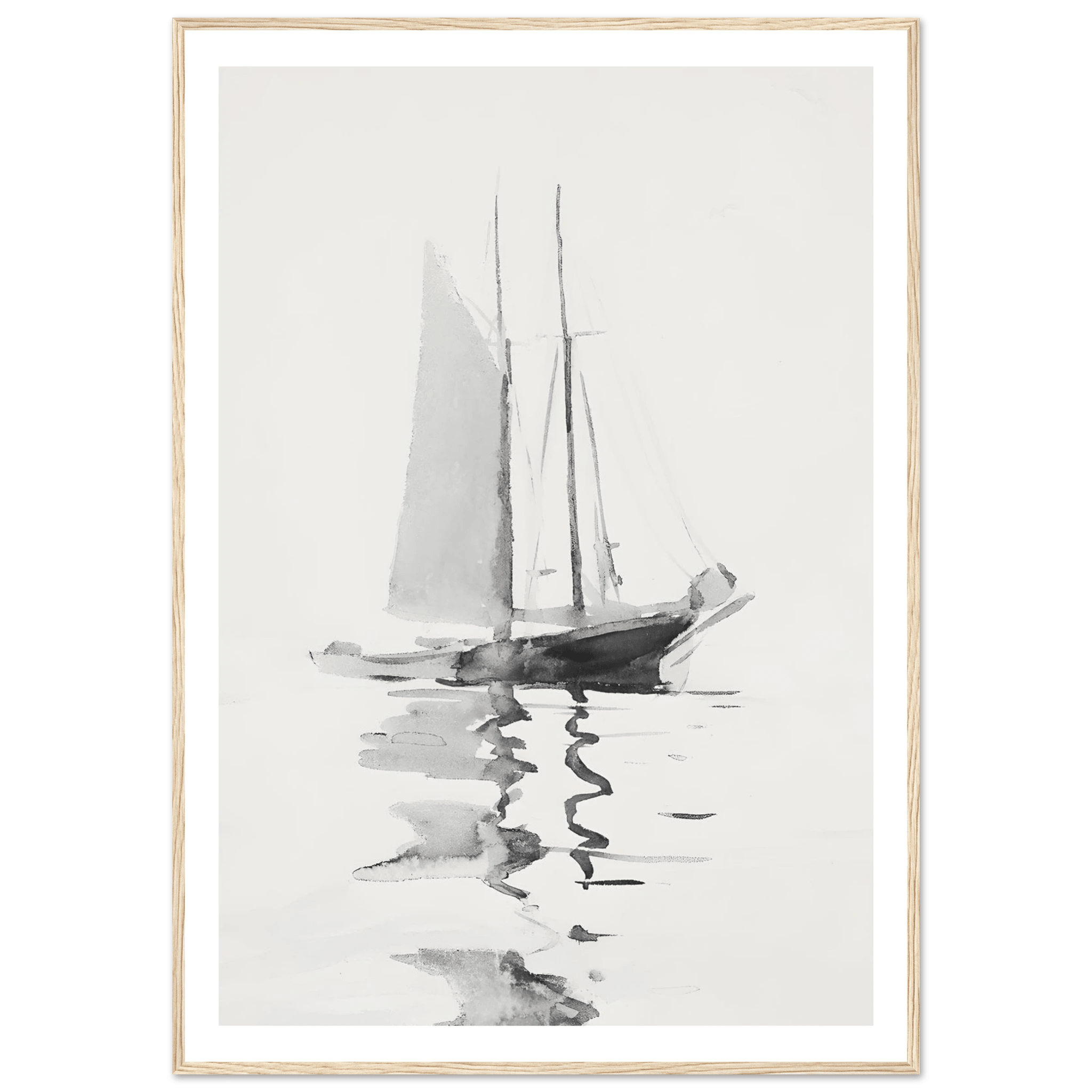Abstract boat - Poster - Arthena