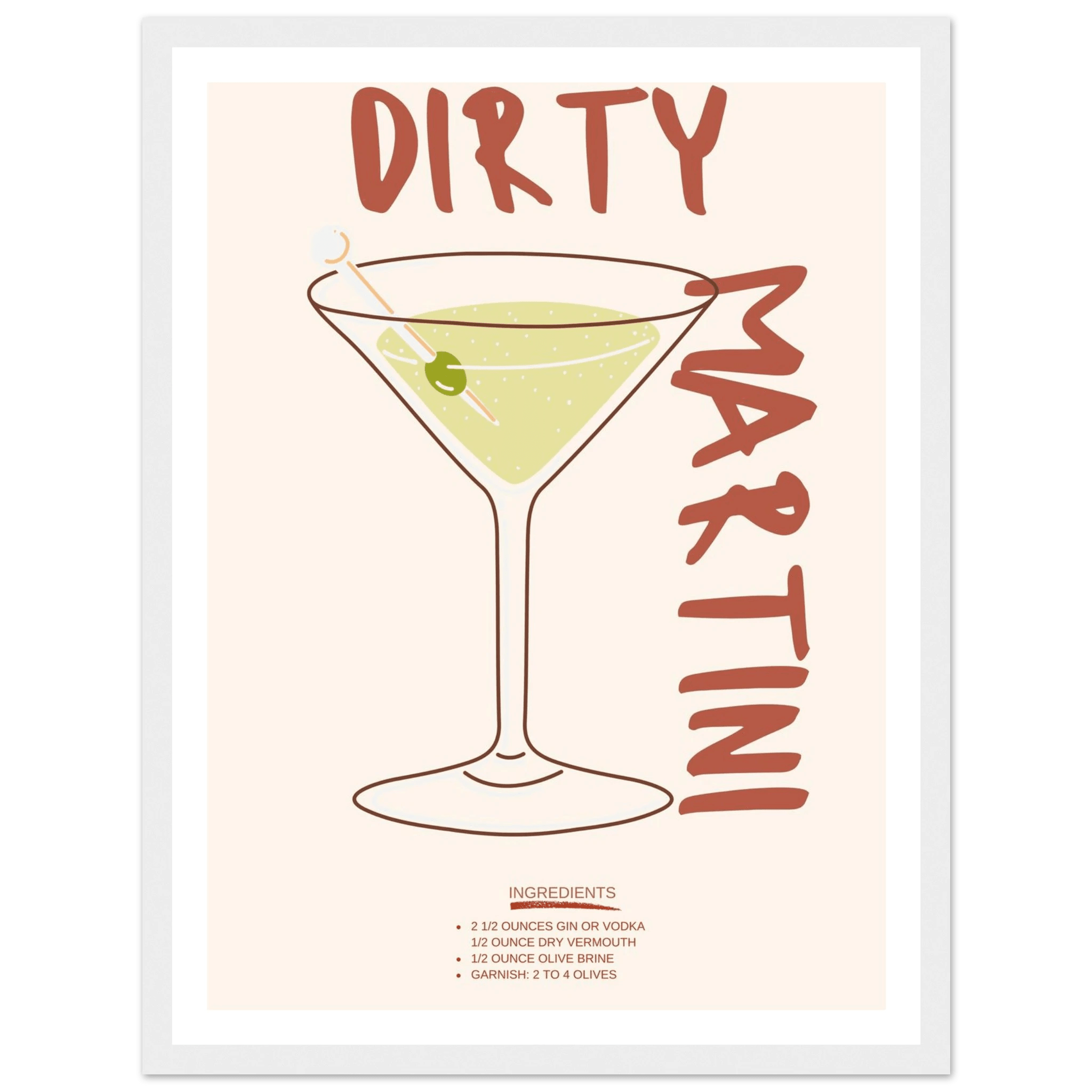 Dirty Martini - Poster - Arthena