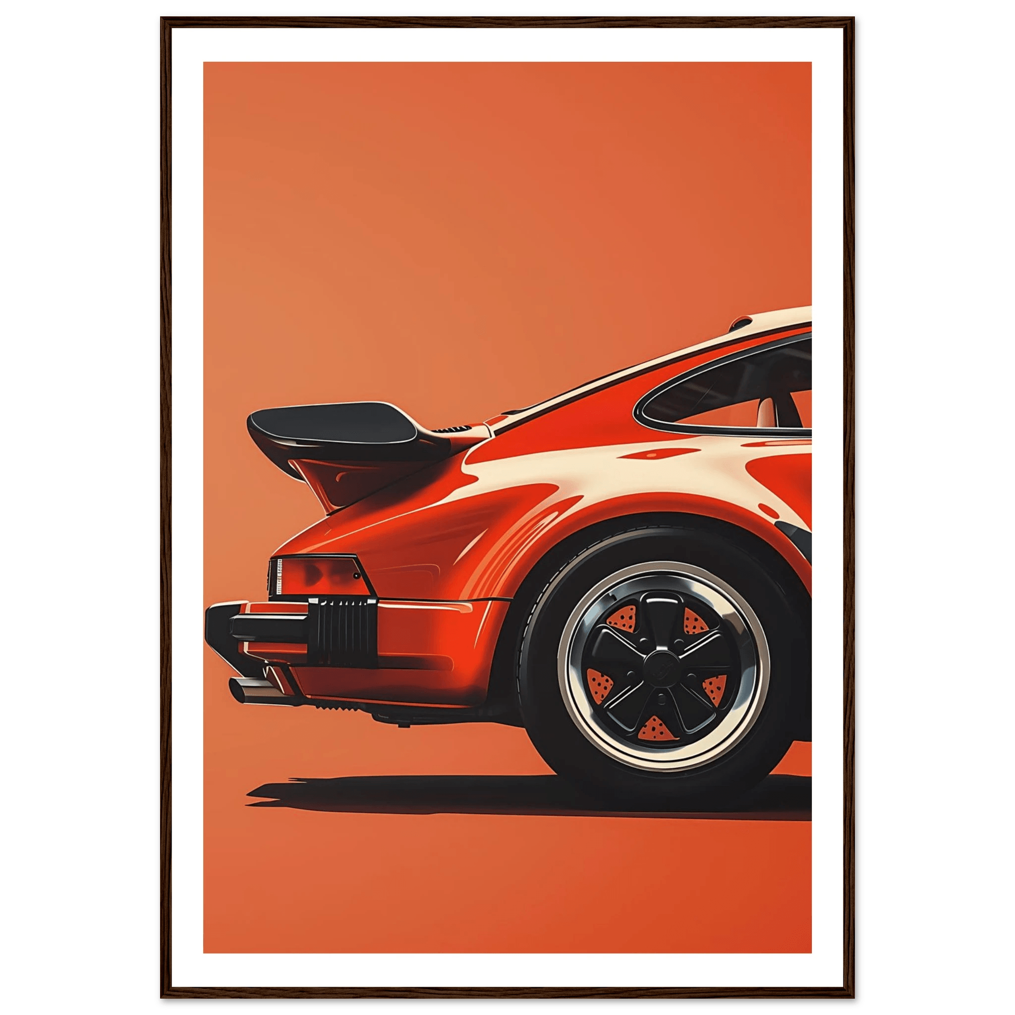 Retro Car - Poster - Arthena