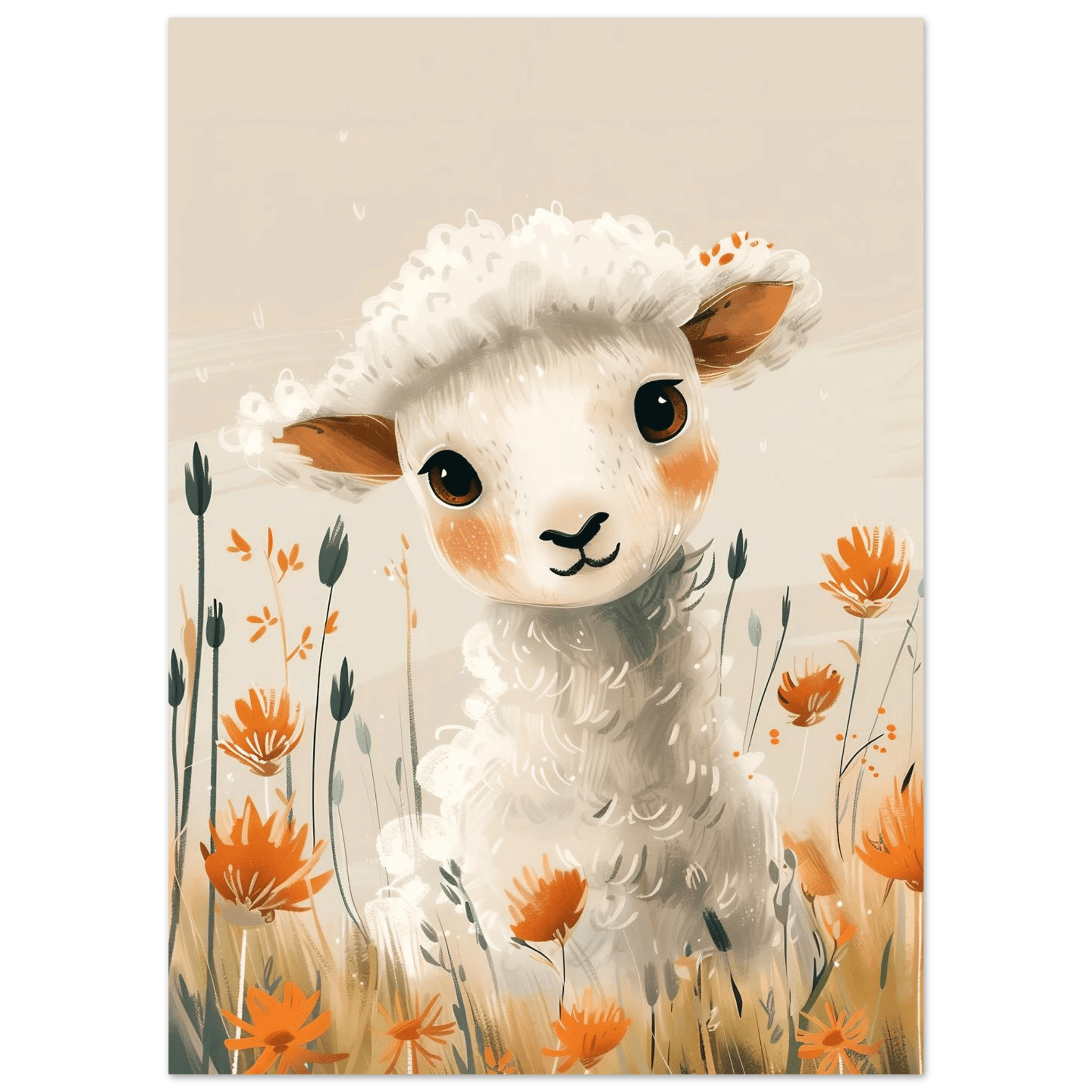 Baby Lamb - Poster - Arthena