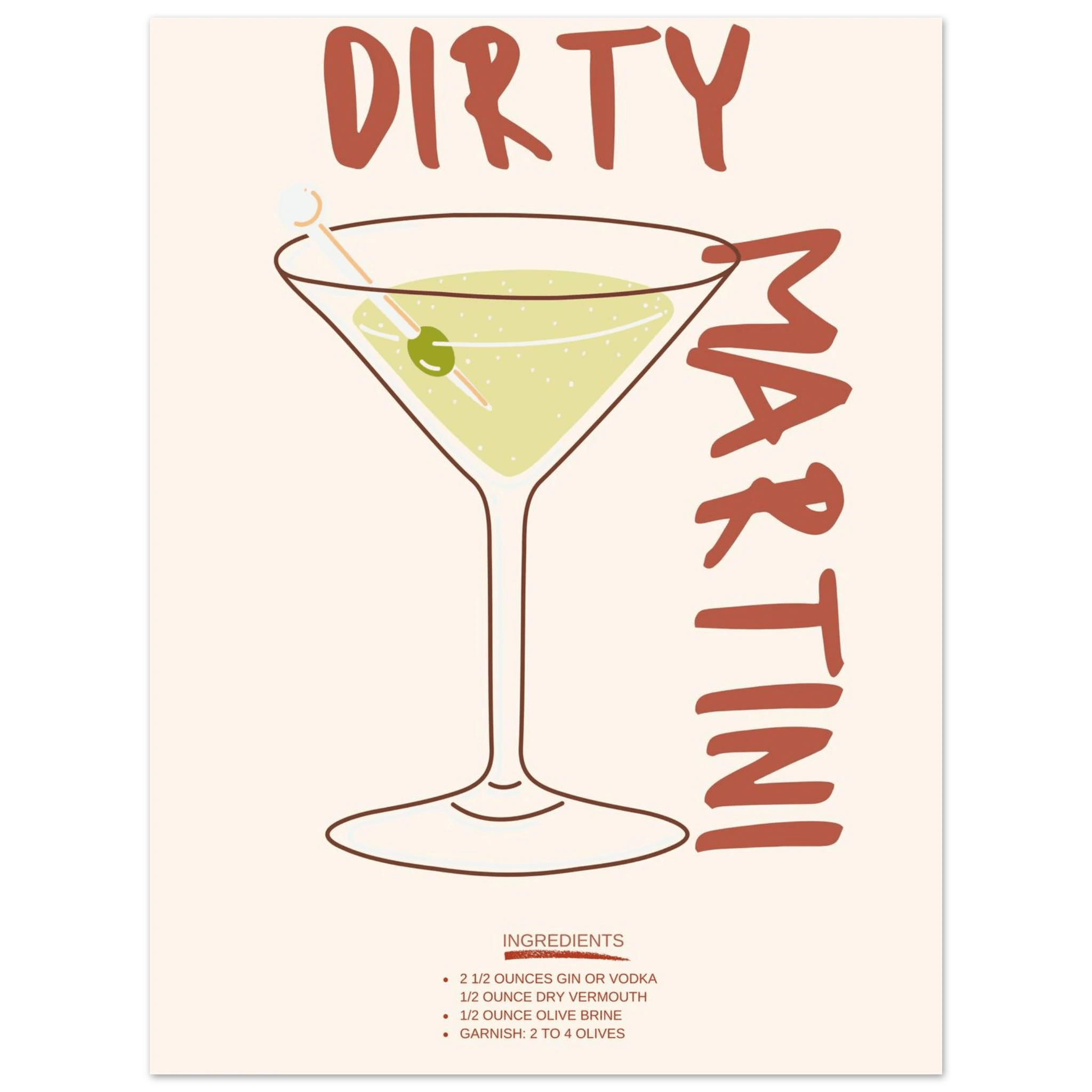 Dirty Martini - Poster - Arthena