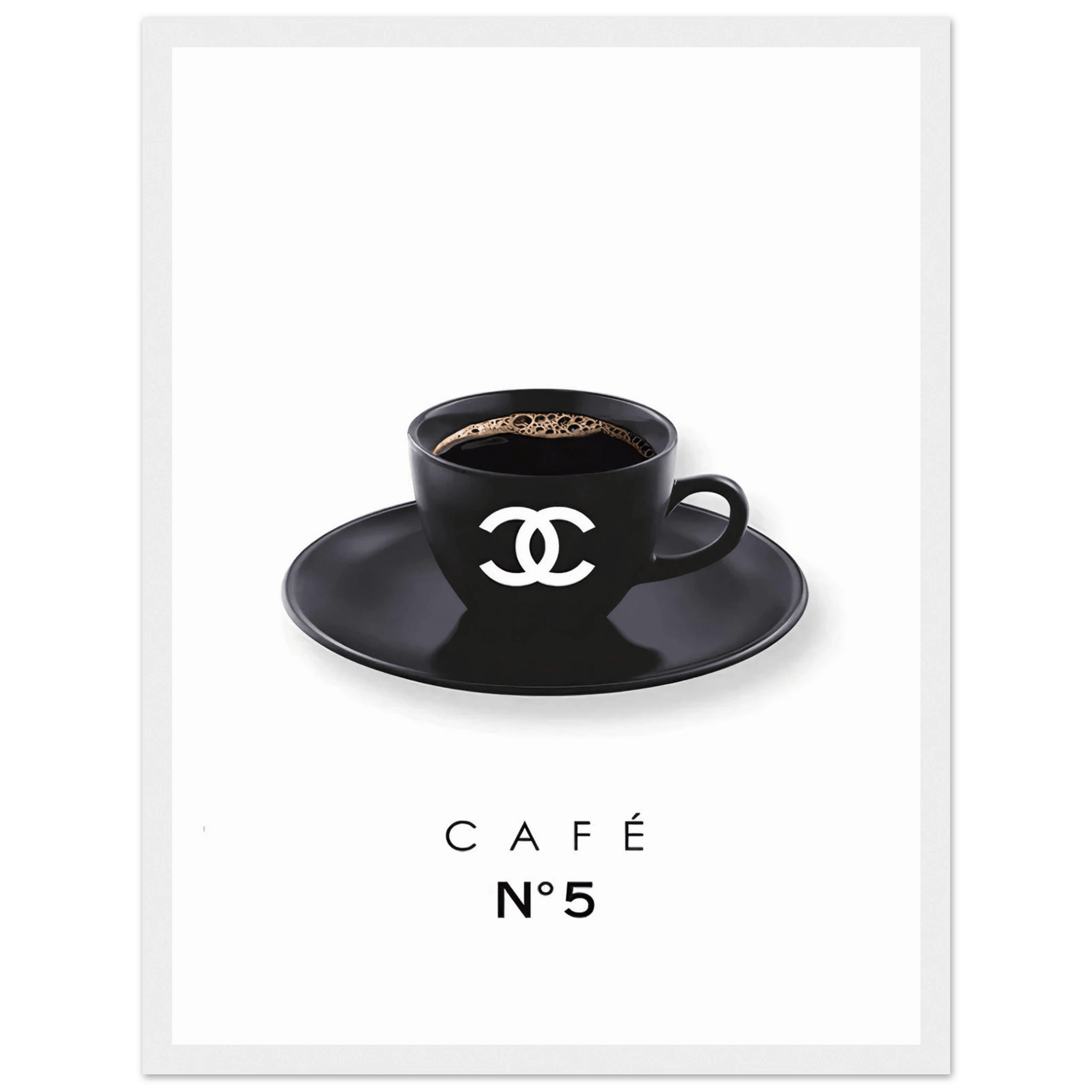 Coffee Chanel - Poster - Arthena