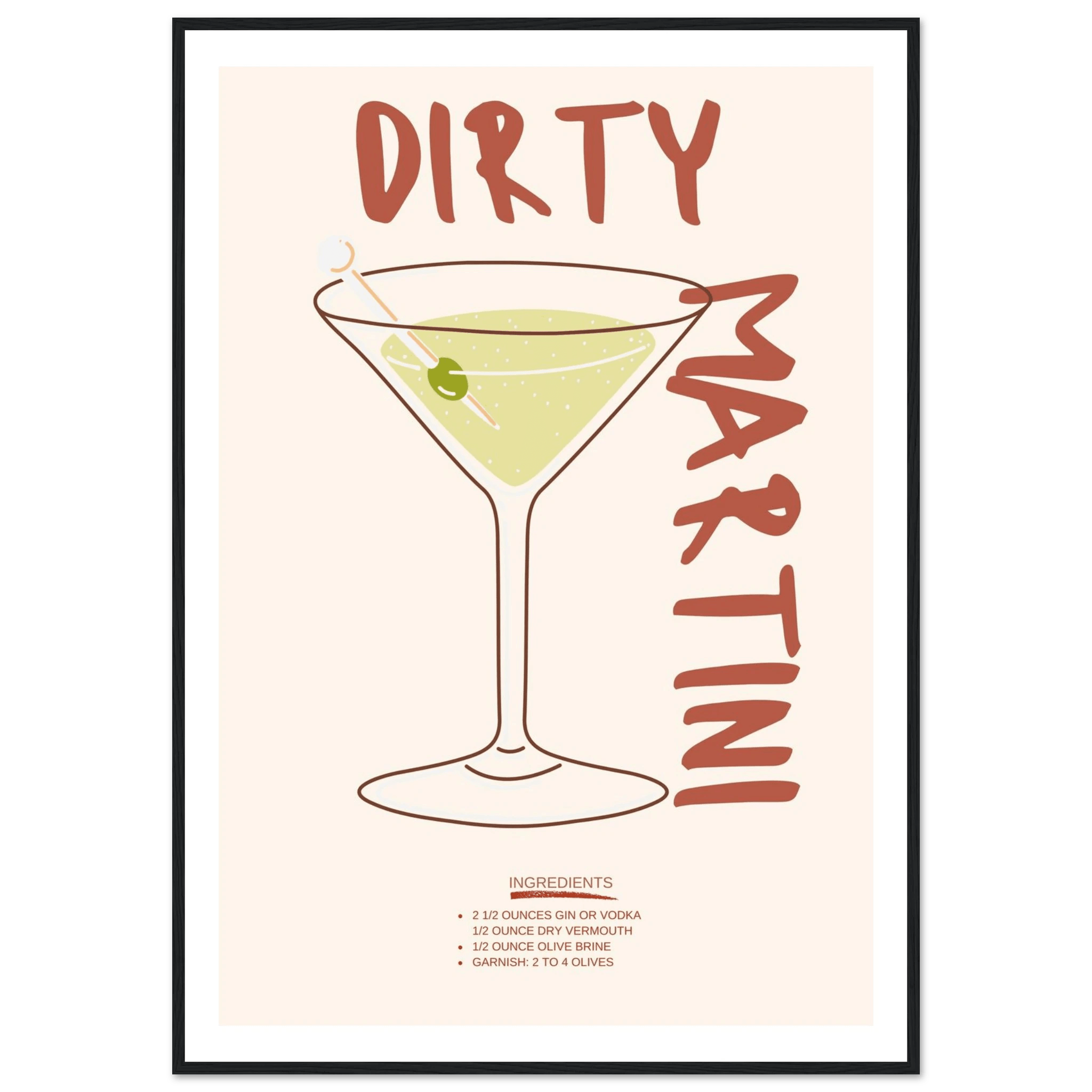 Dirty Martini - Poster - Arthena
