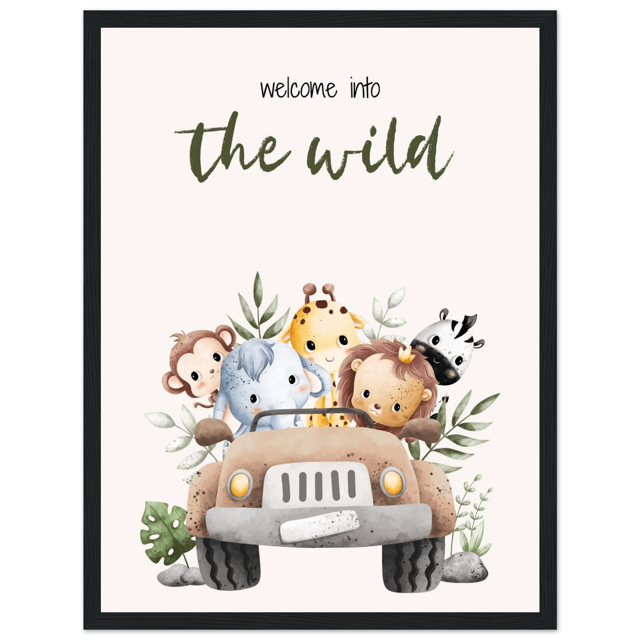 Welcome into the wild - Poster - Arthena