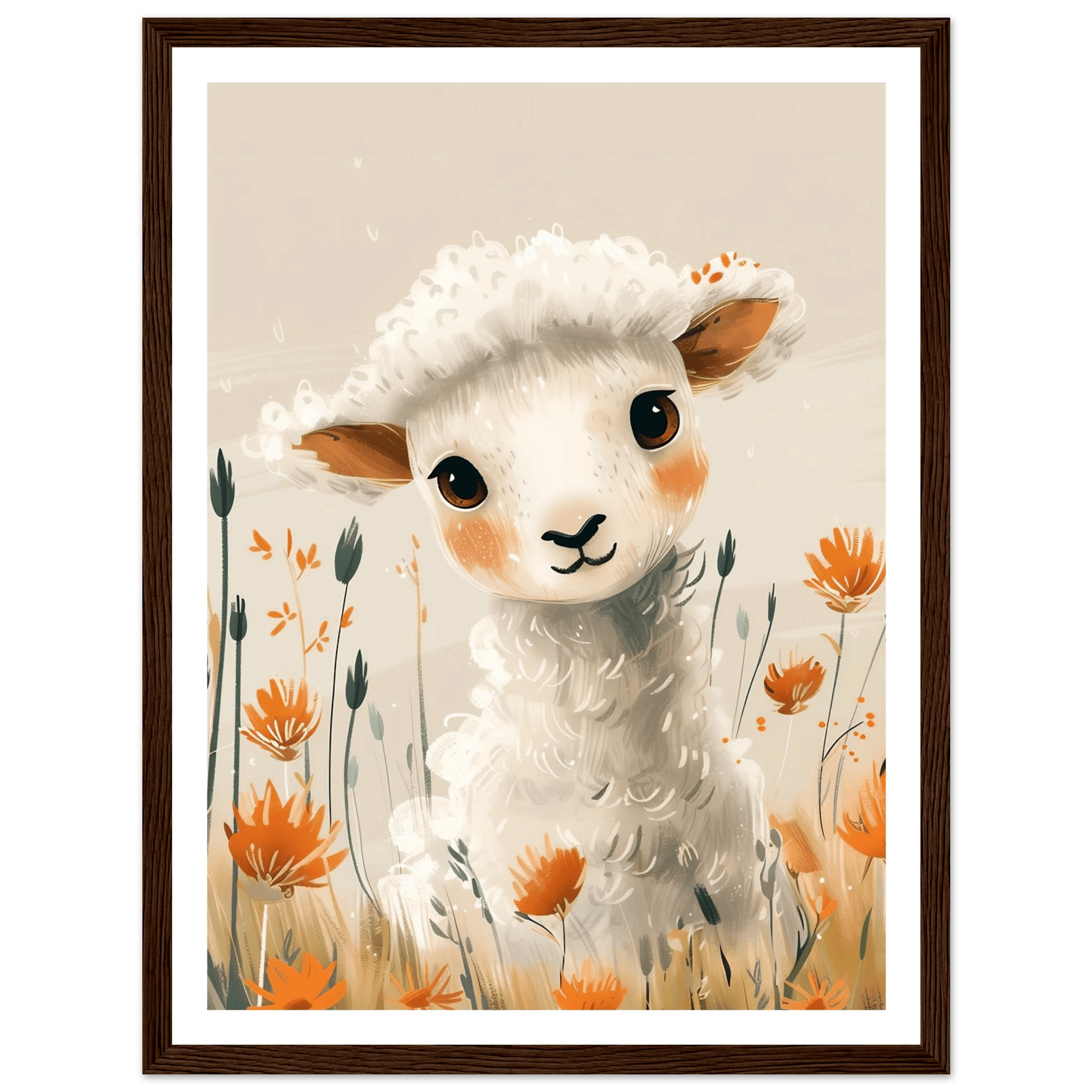 Baby Lamb - Poster - Arthena
