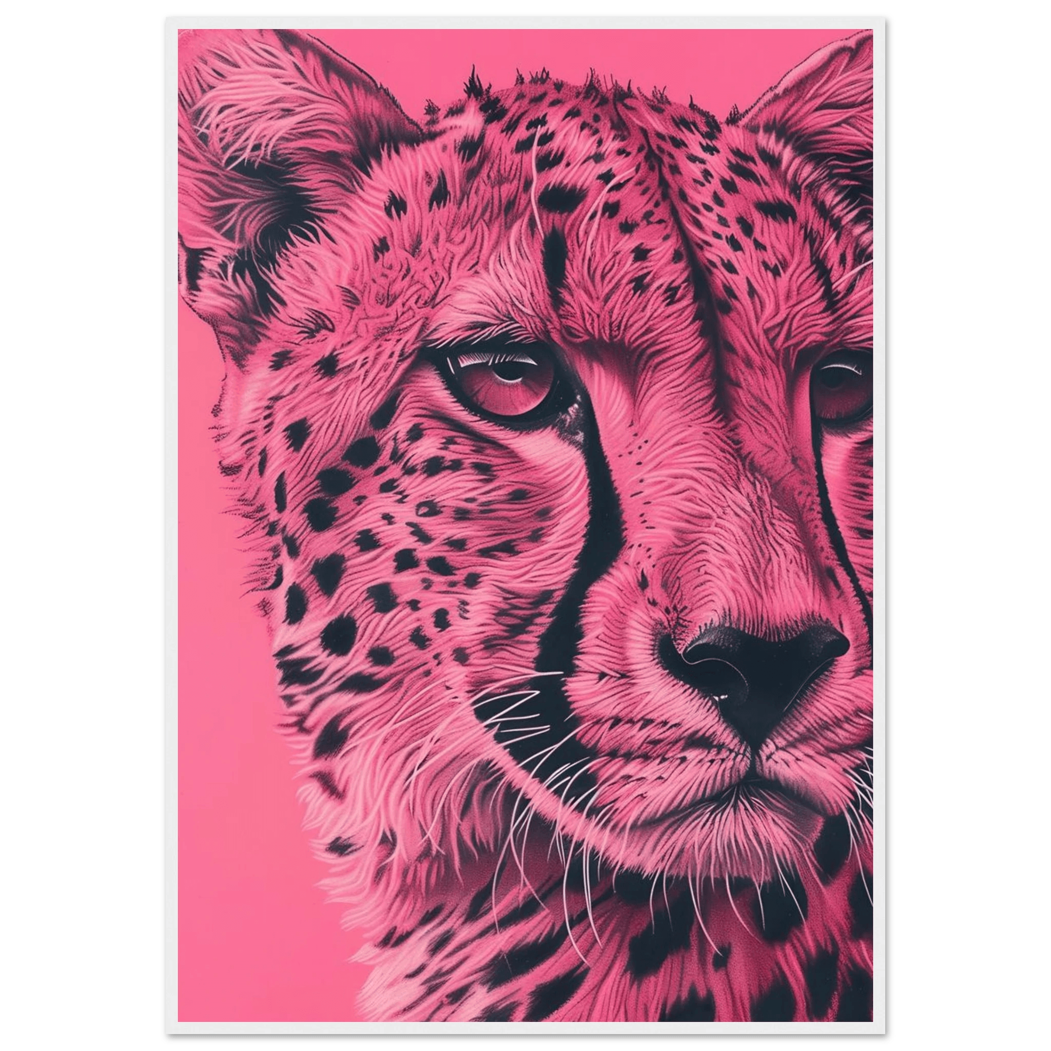 A Pink Cheetah - Poster - Arthena