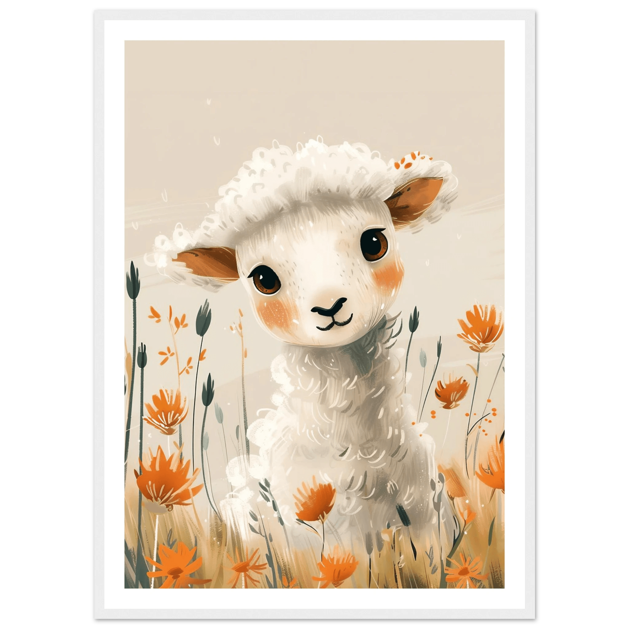 Baby Lamb - Poster - Arthena
