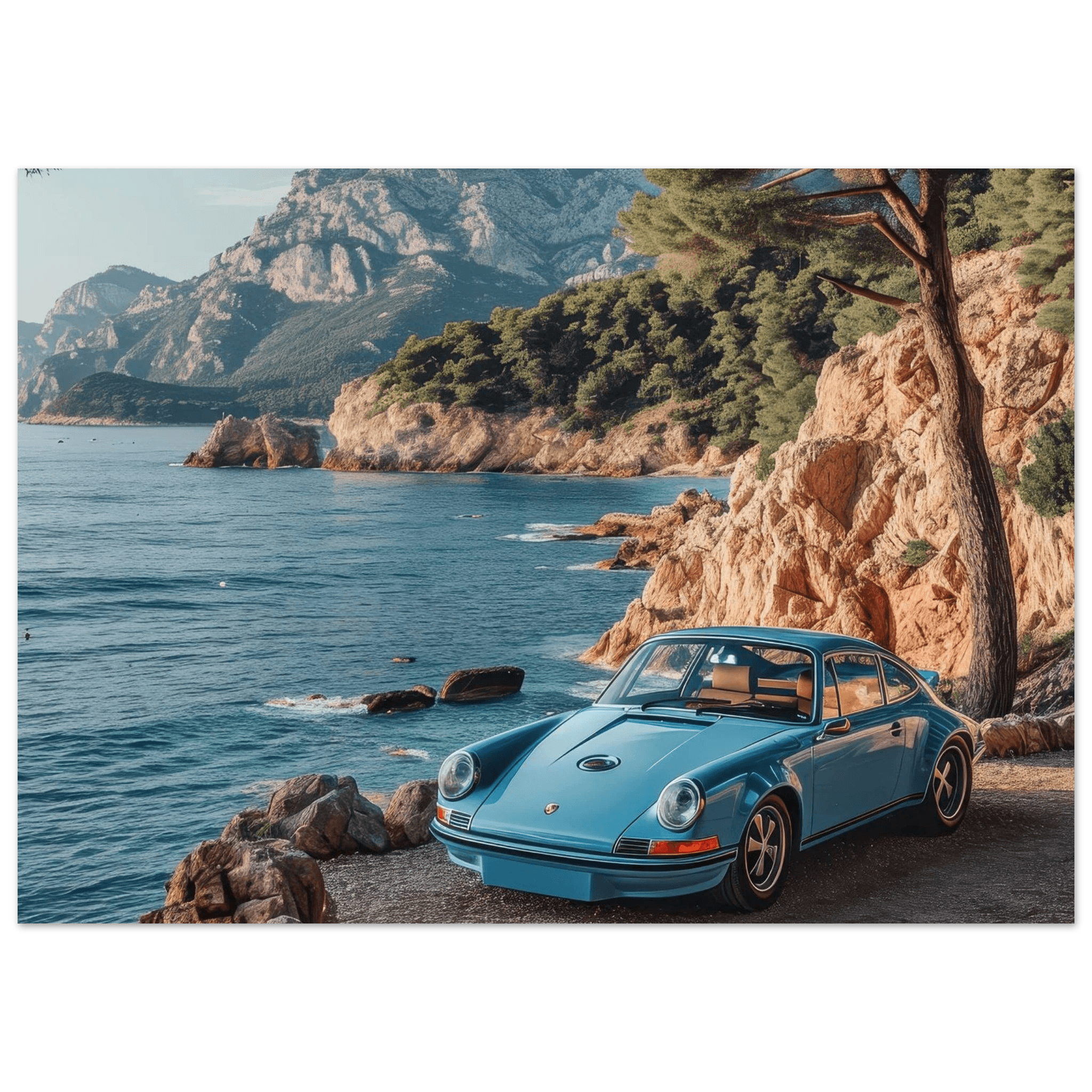 Car Tour of the Amalfi Coast - Poster - Arthena