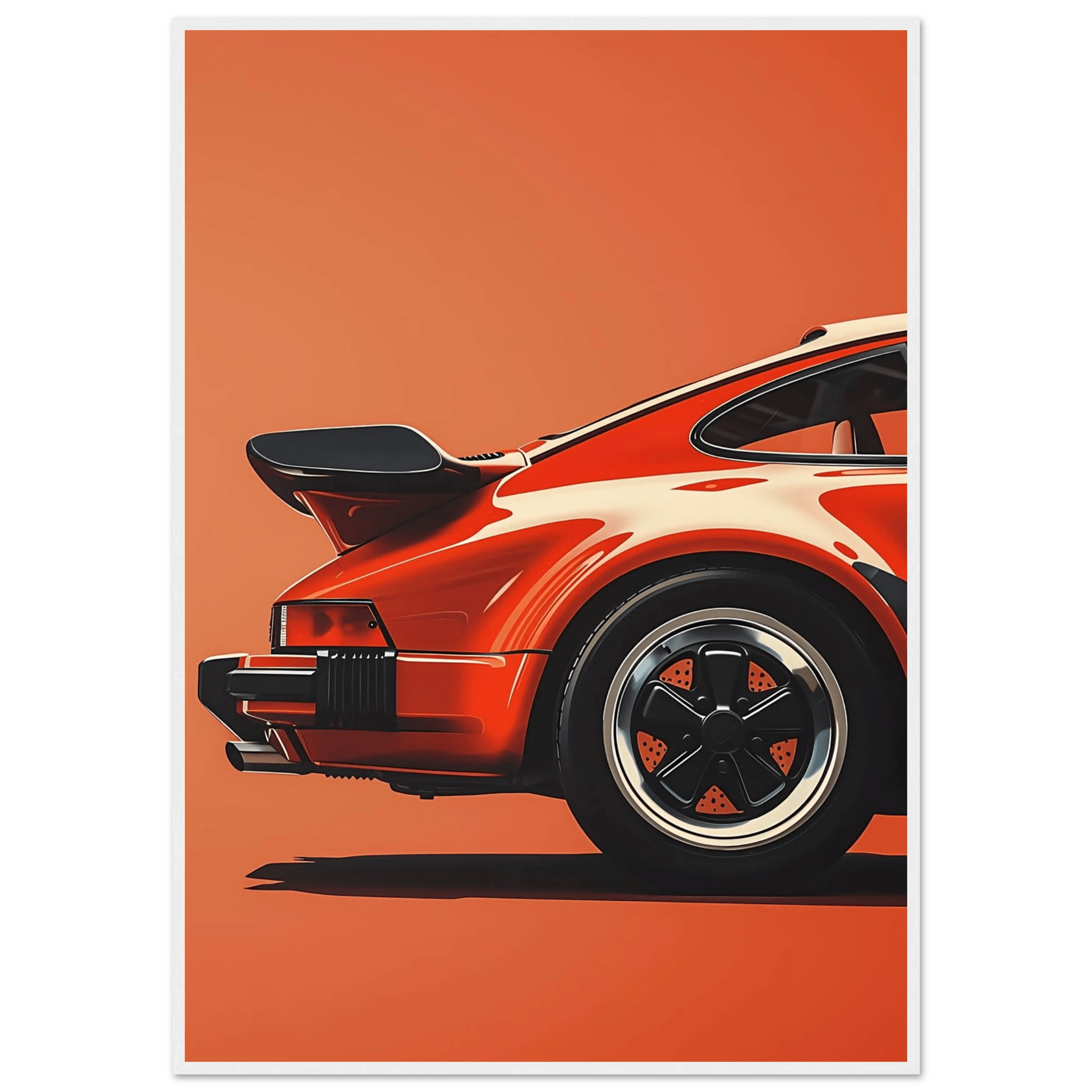 Retro Car - Poster - Arthena