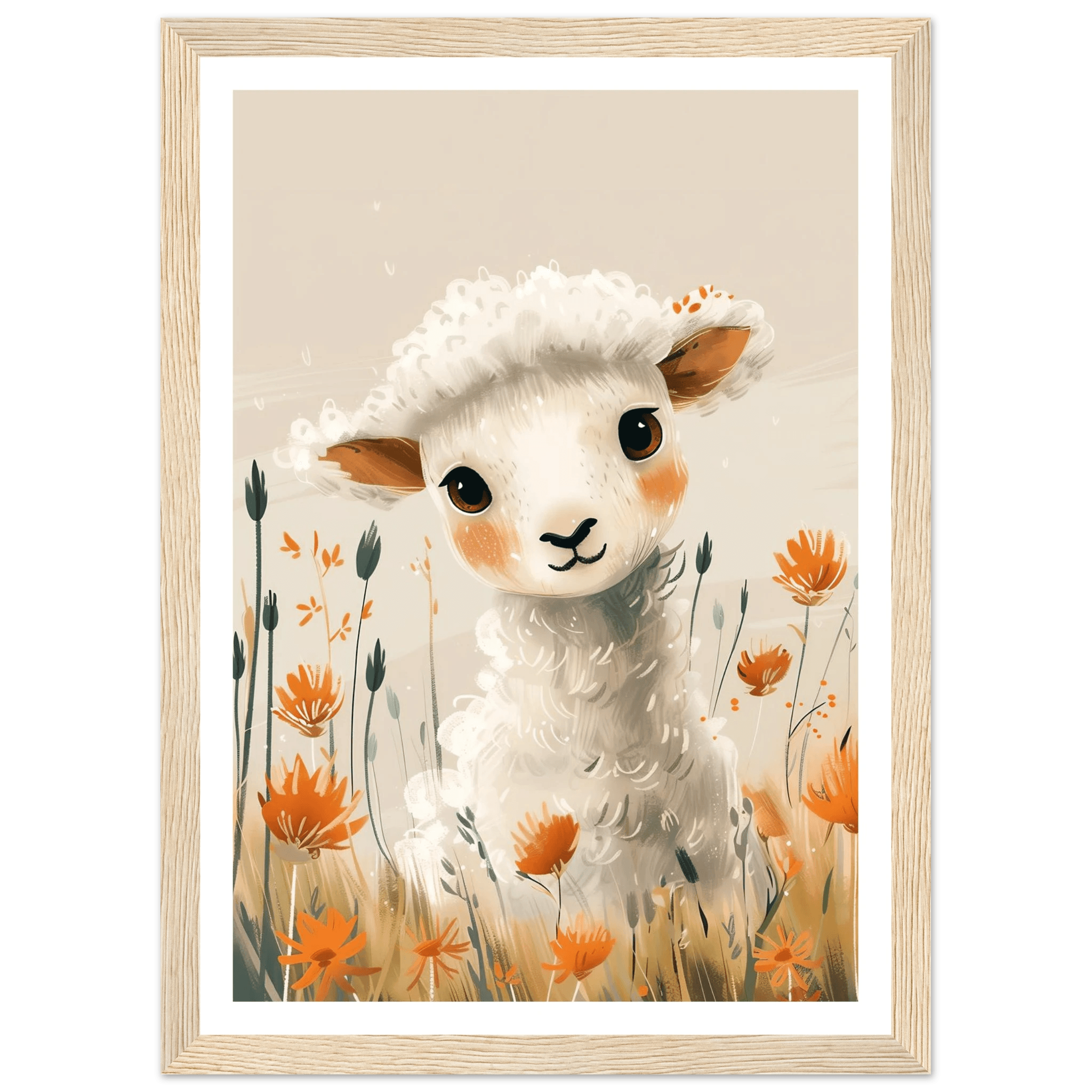 Baby Lamb - Poster - Arthena