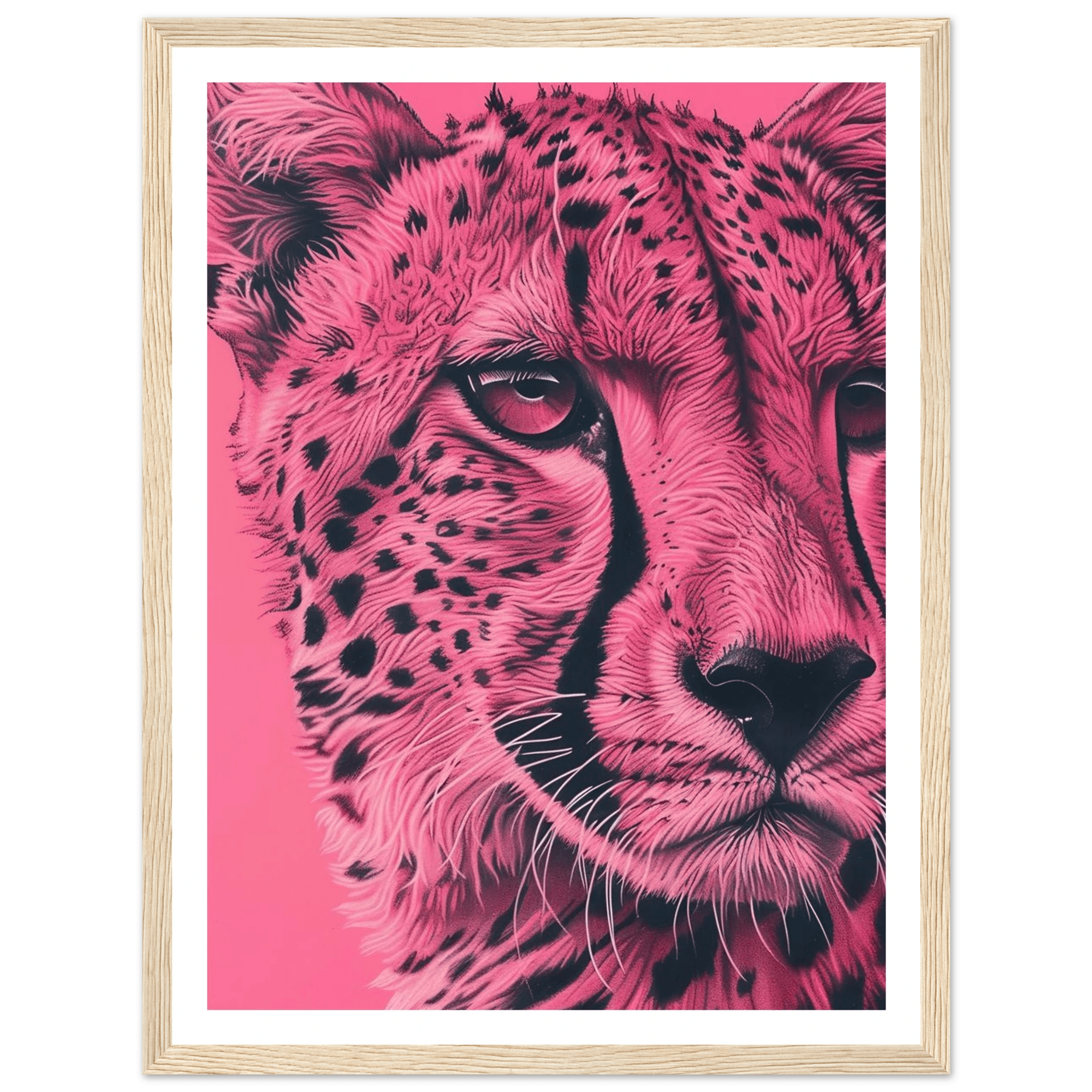 A Pink Cheetah - Poster - Arthena
