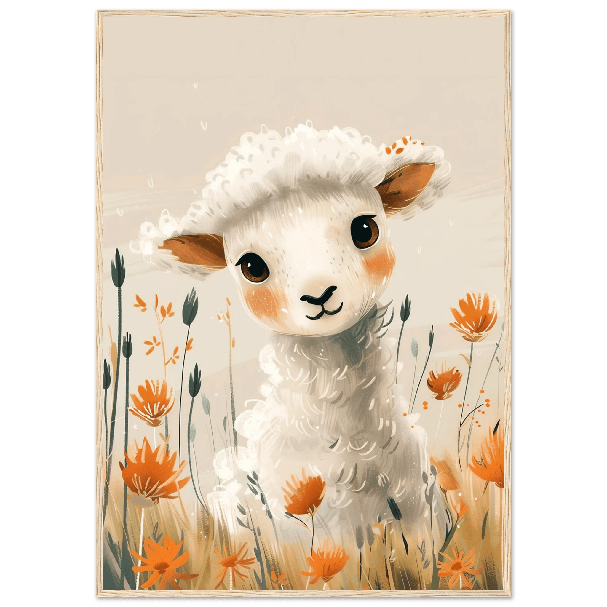 Baby Lamb - Poster - Arthena