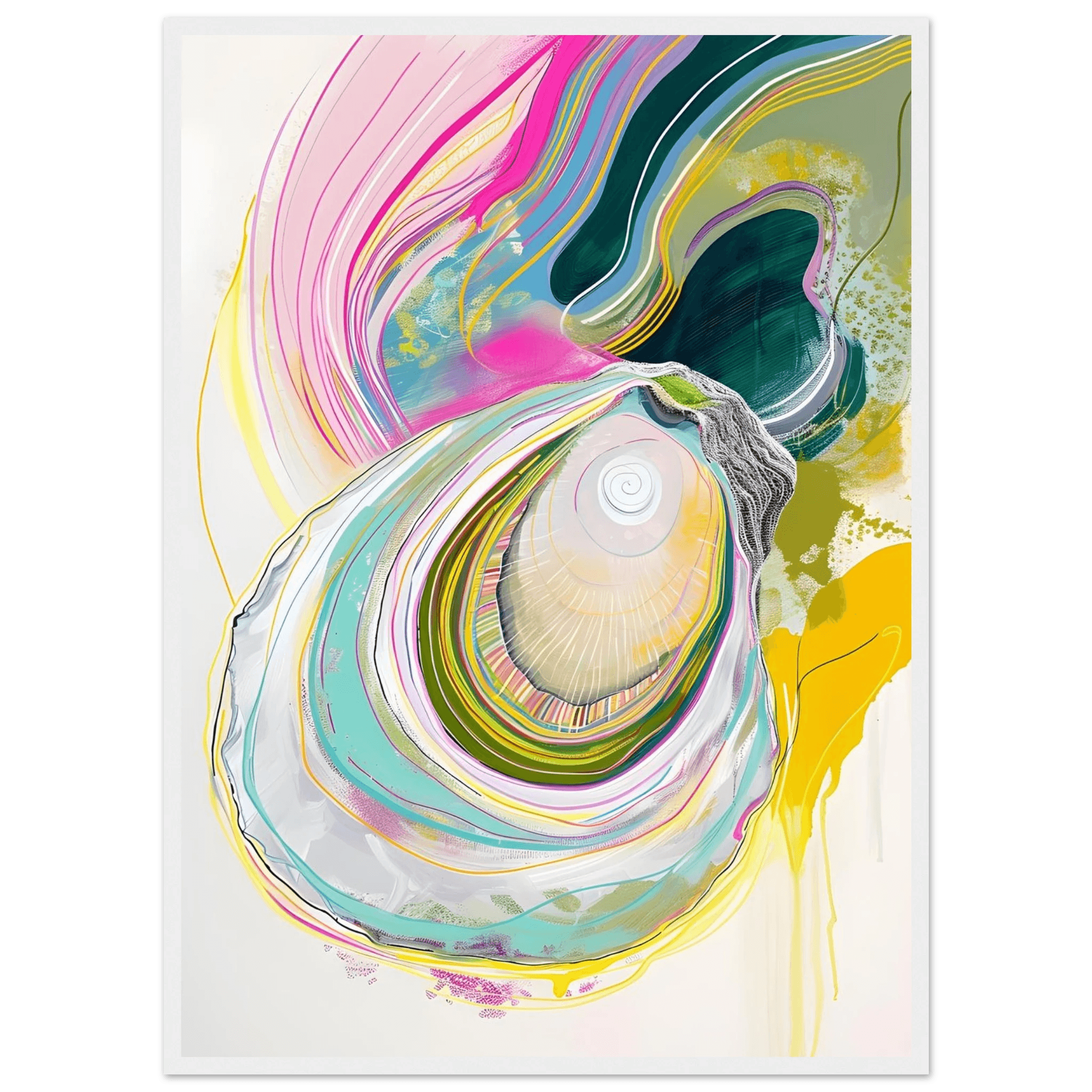 Colorful Oyster - Poster - Arthena