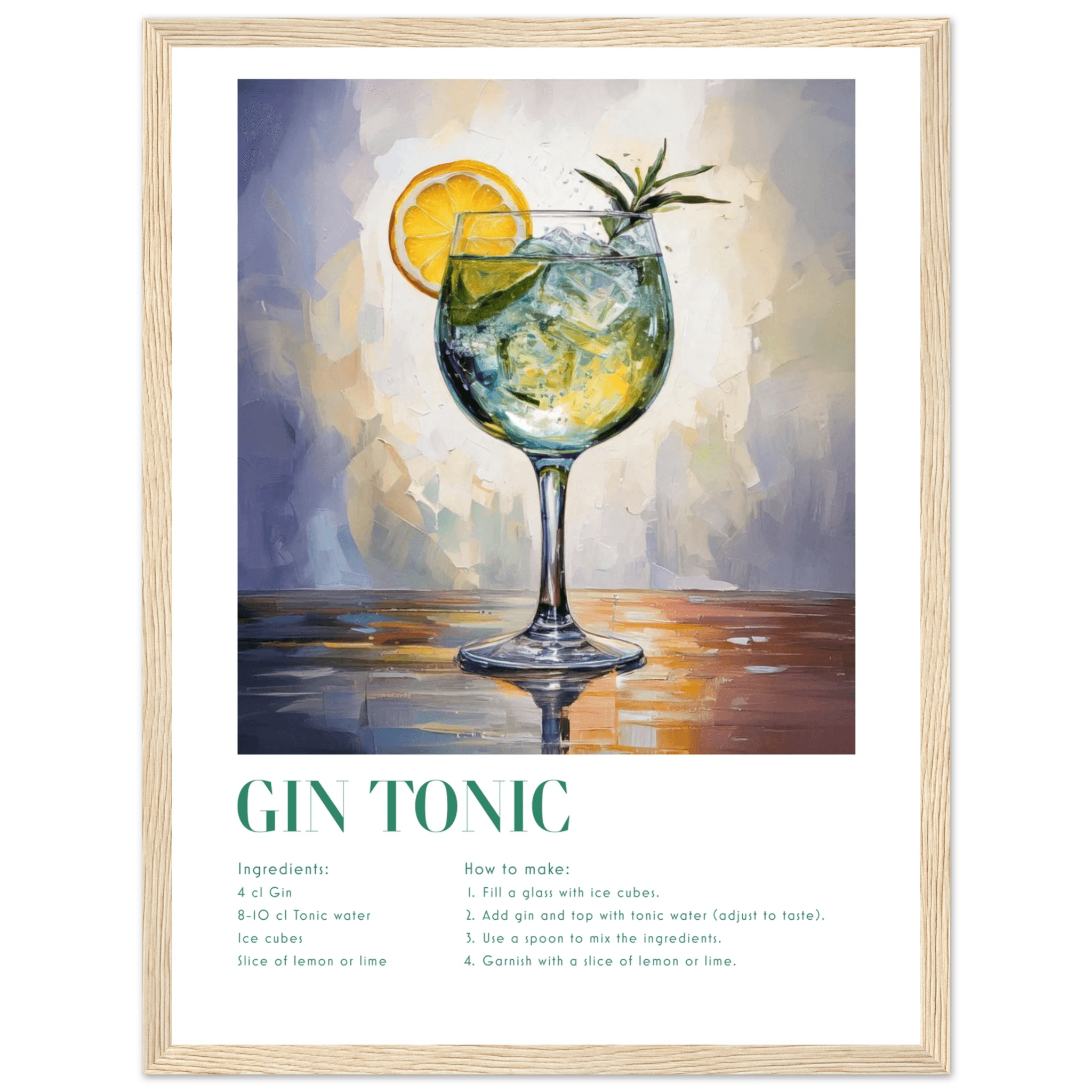 Gin Tonic - Poster - Arthena