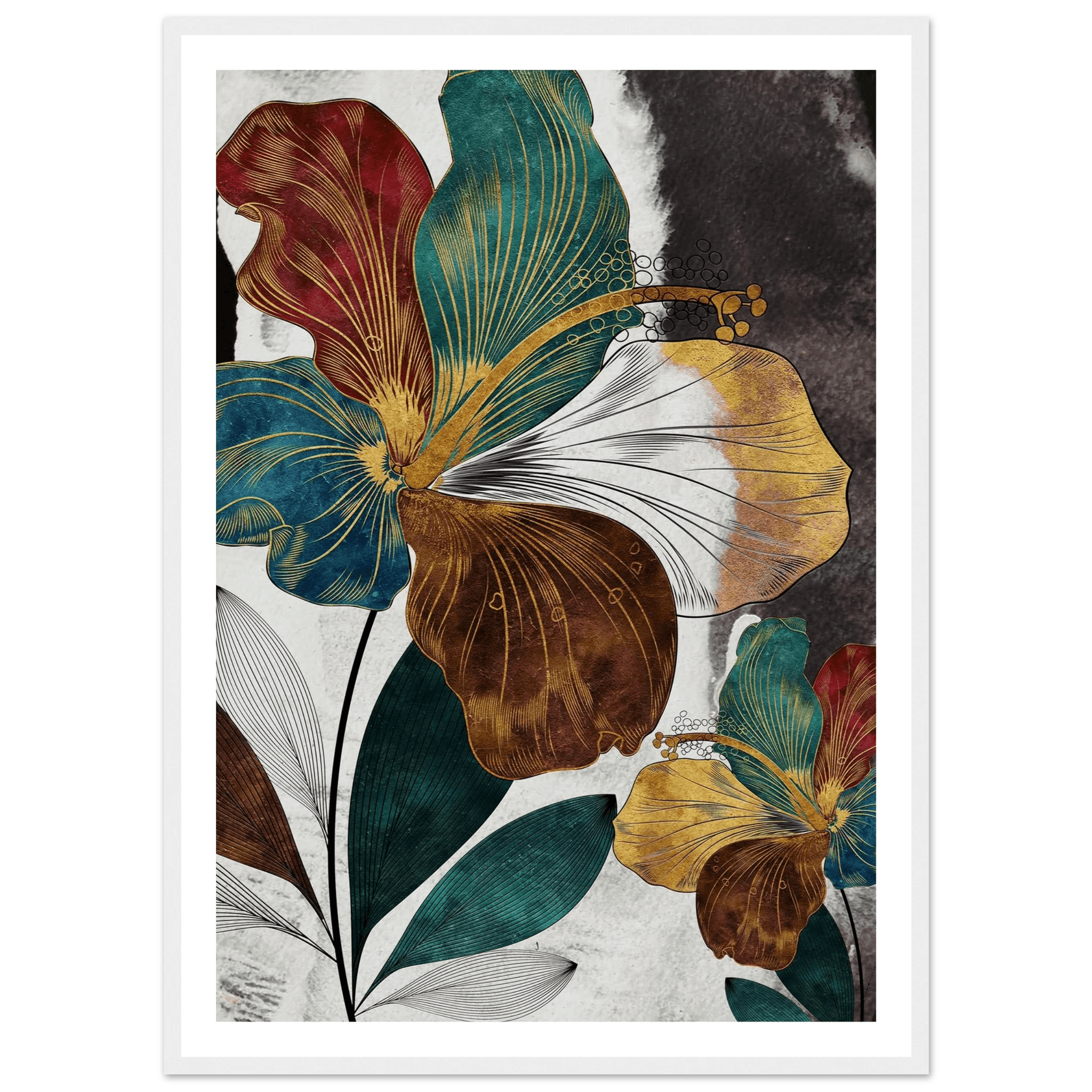 Golden Bloom Symphony - Poster - Arthena