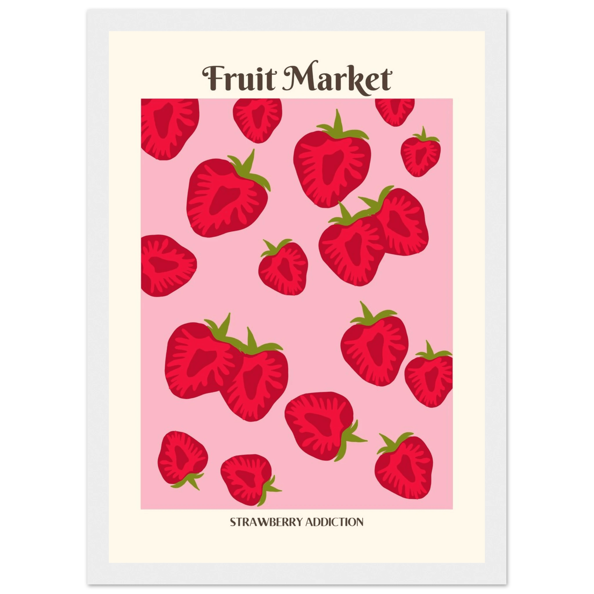 Fruit Market Strawberry - Poster - Arthena