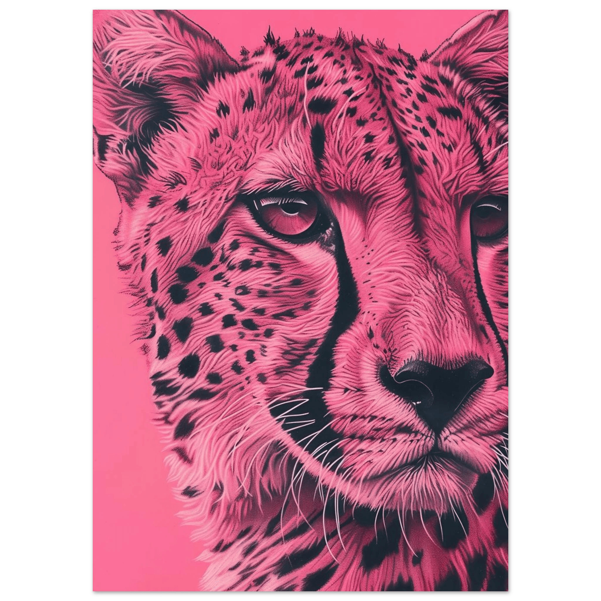 A Pink Cheetah - Poster - Arthena