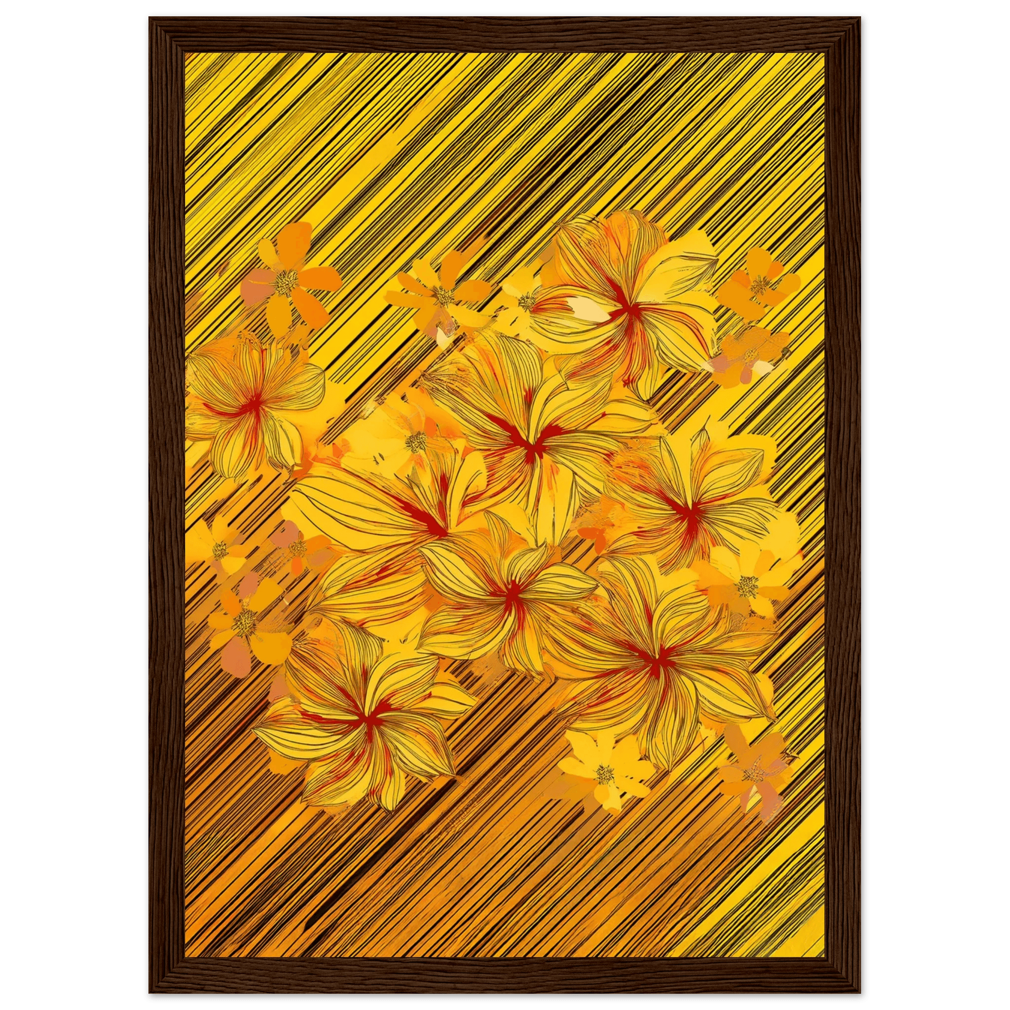 Golden Blossoms - Poster - Arthena