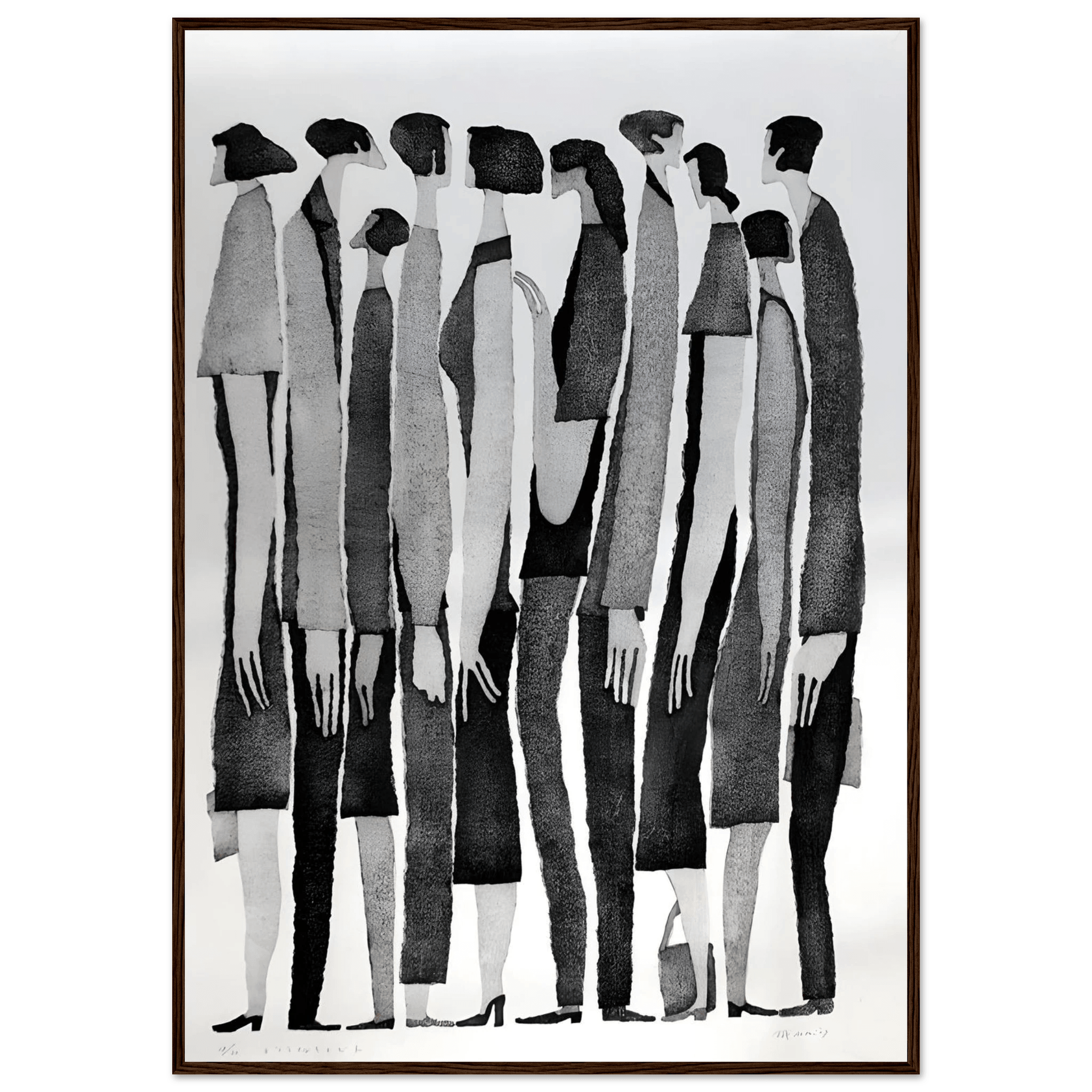 Silent Crowd - Poster - Arthena