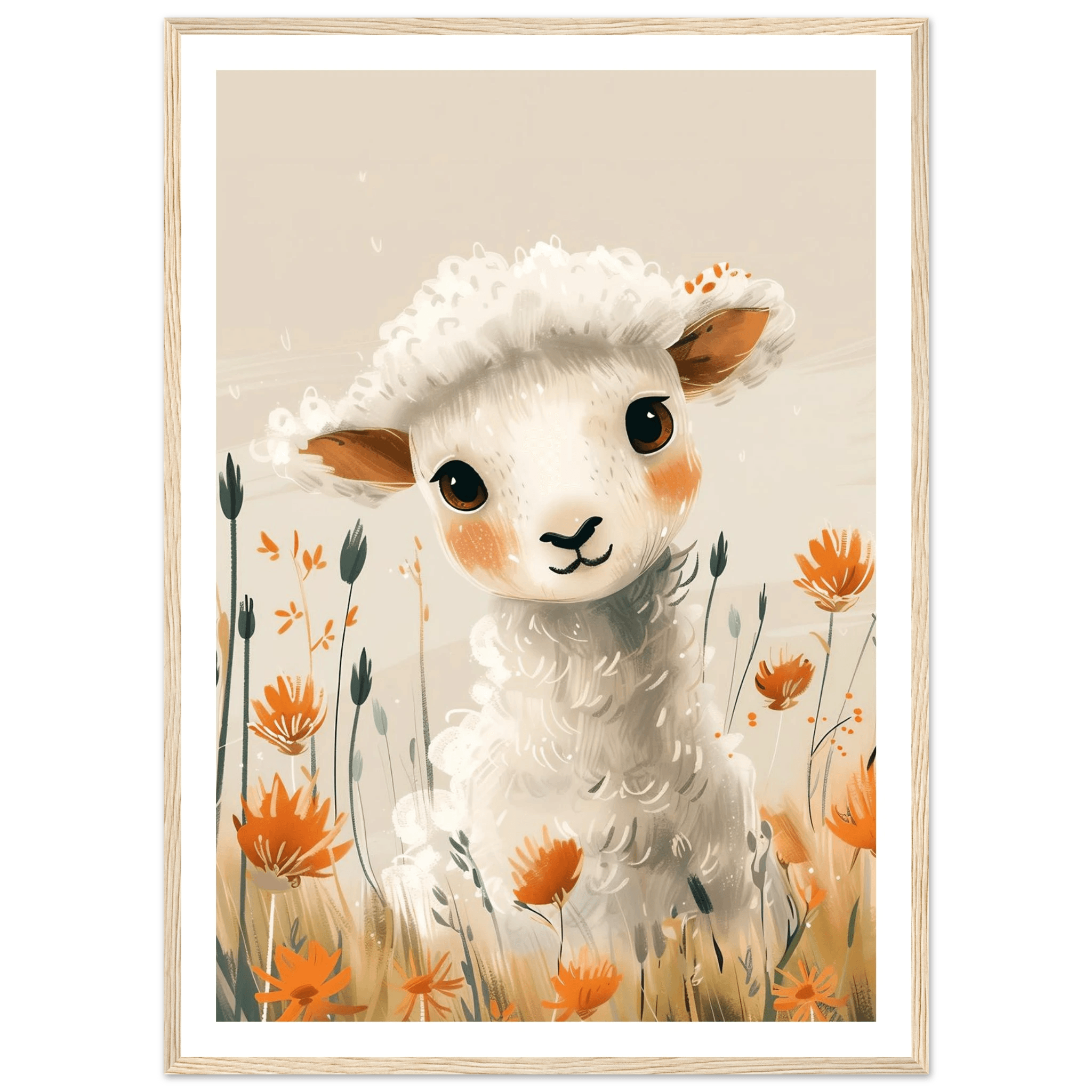 Baby Lamb - Poster - Arthena