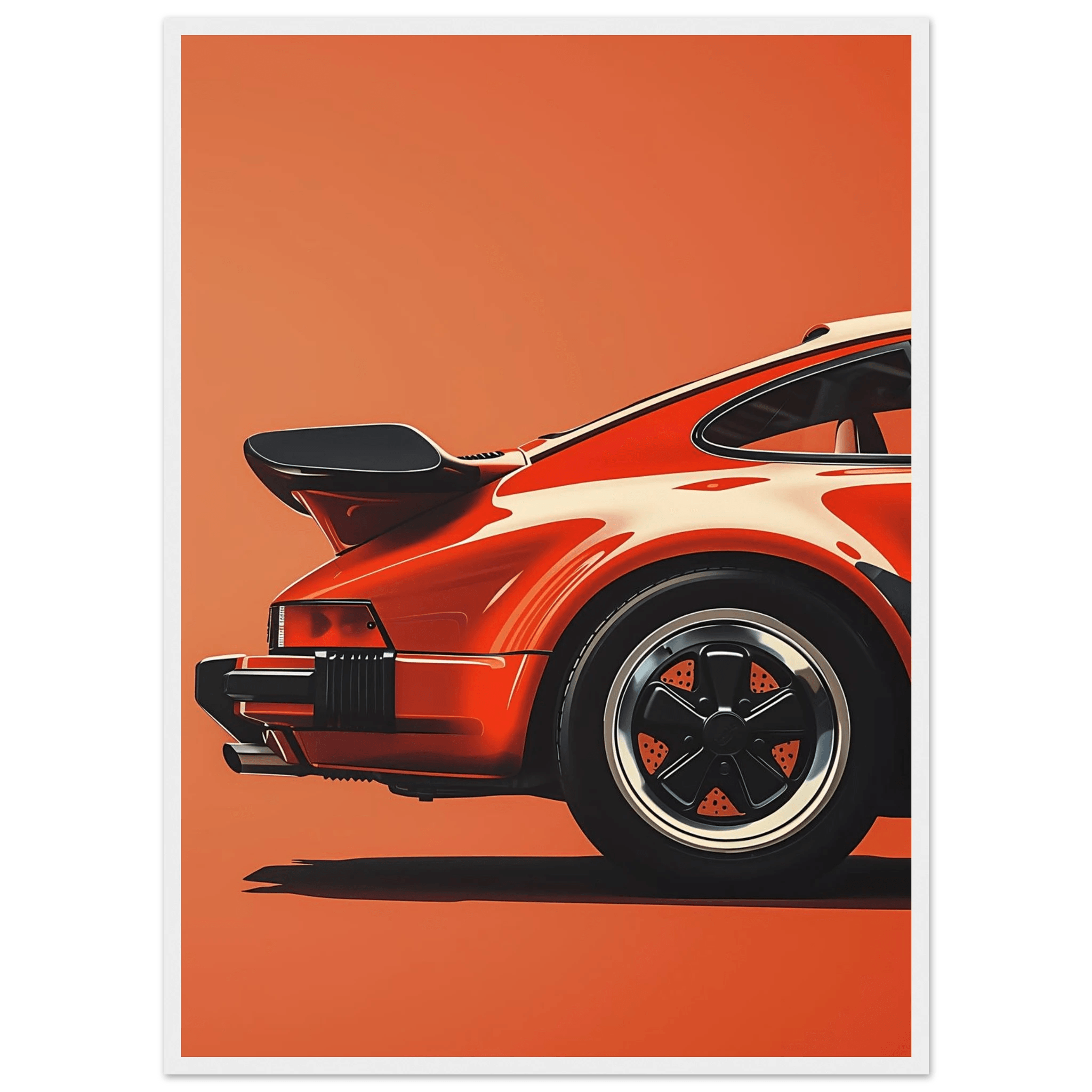 Retro Car - Poster - Arthena