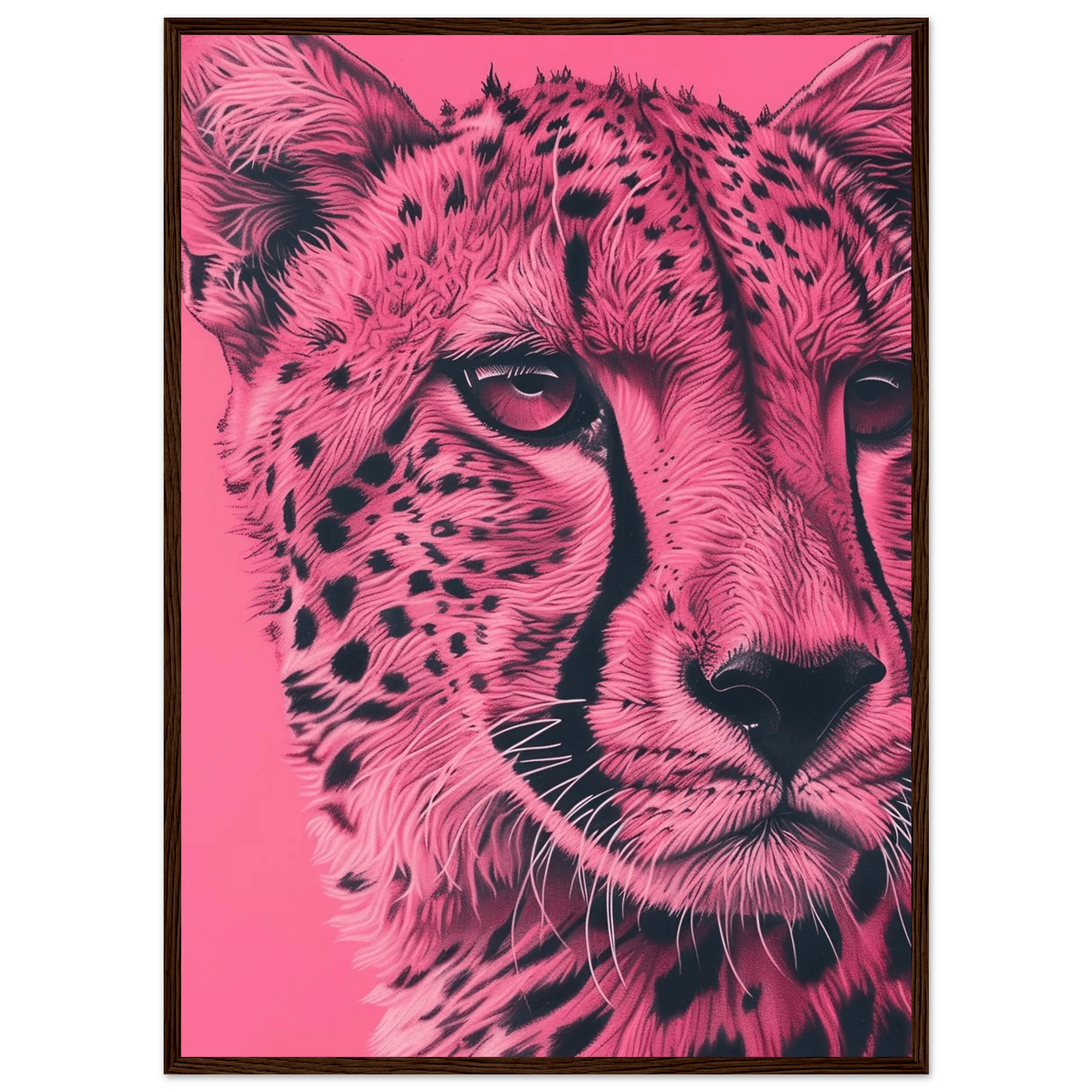 A Pink Cheetah - Poster - Arthena