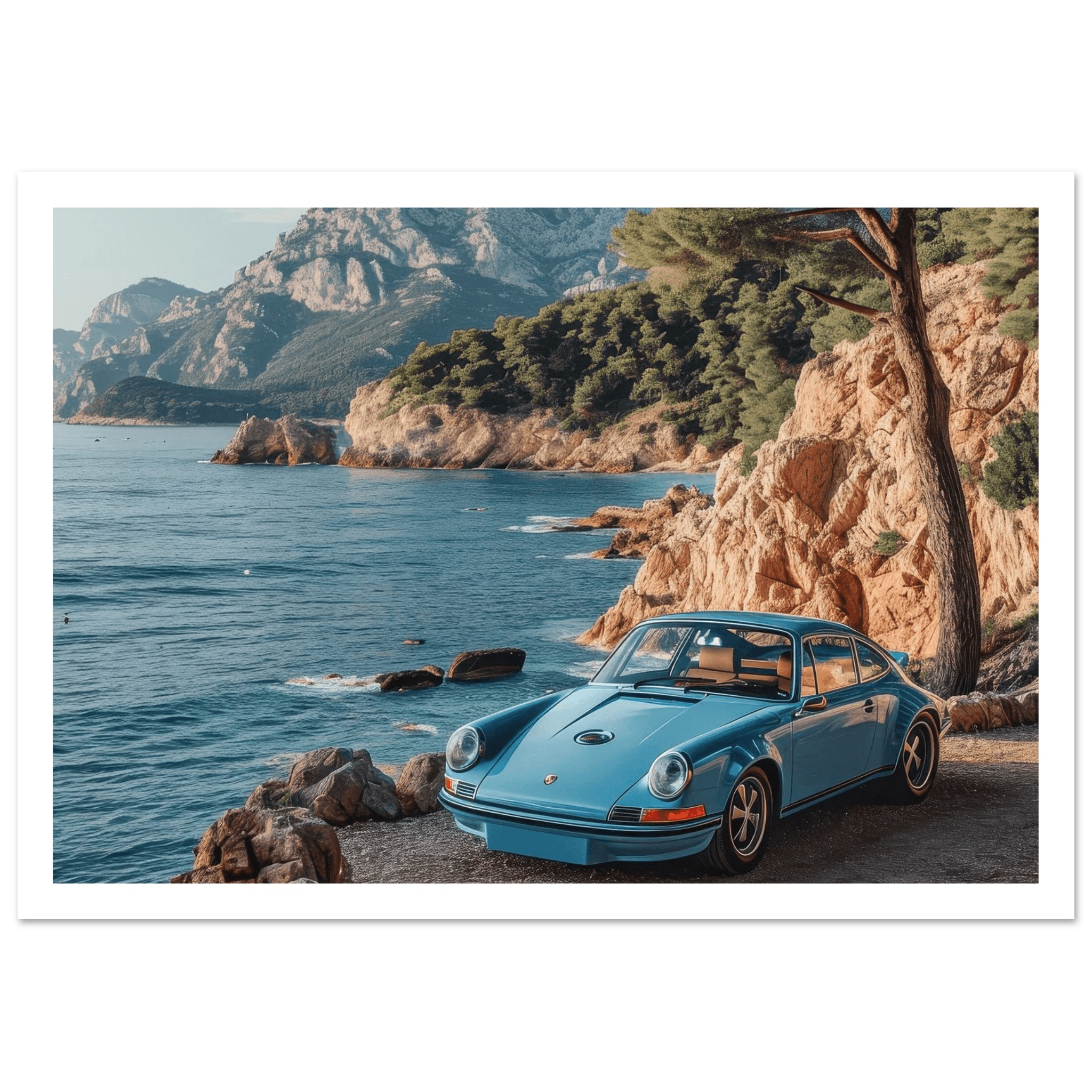 Car Tour of the Amalfi Coast - Poster - Arthena