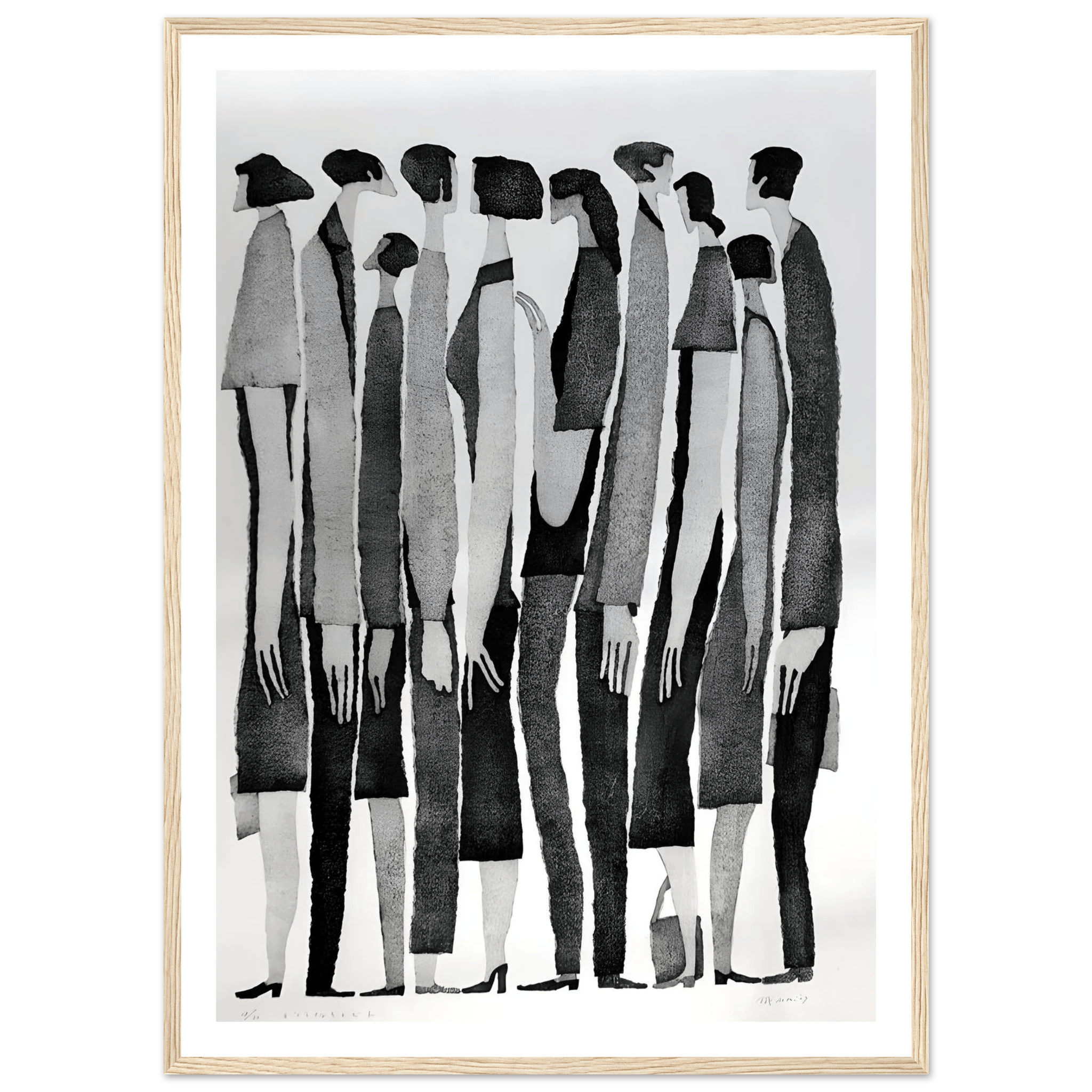 Silent Crowd - Poster - Arthena