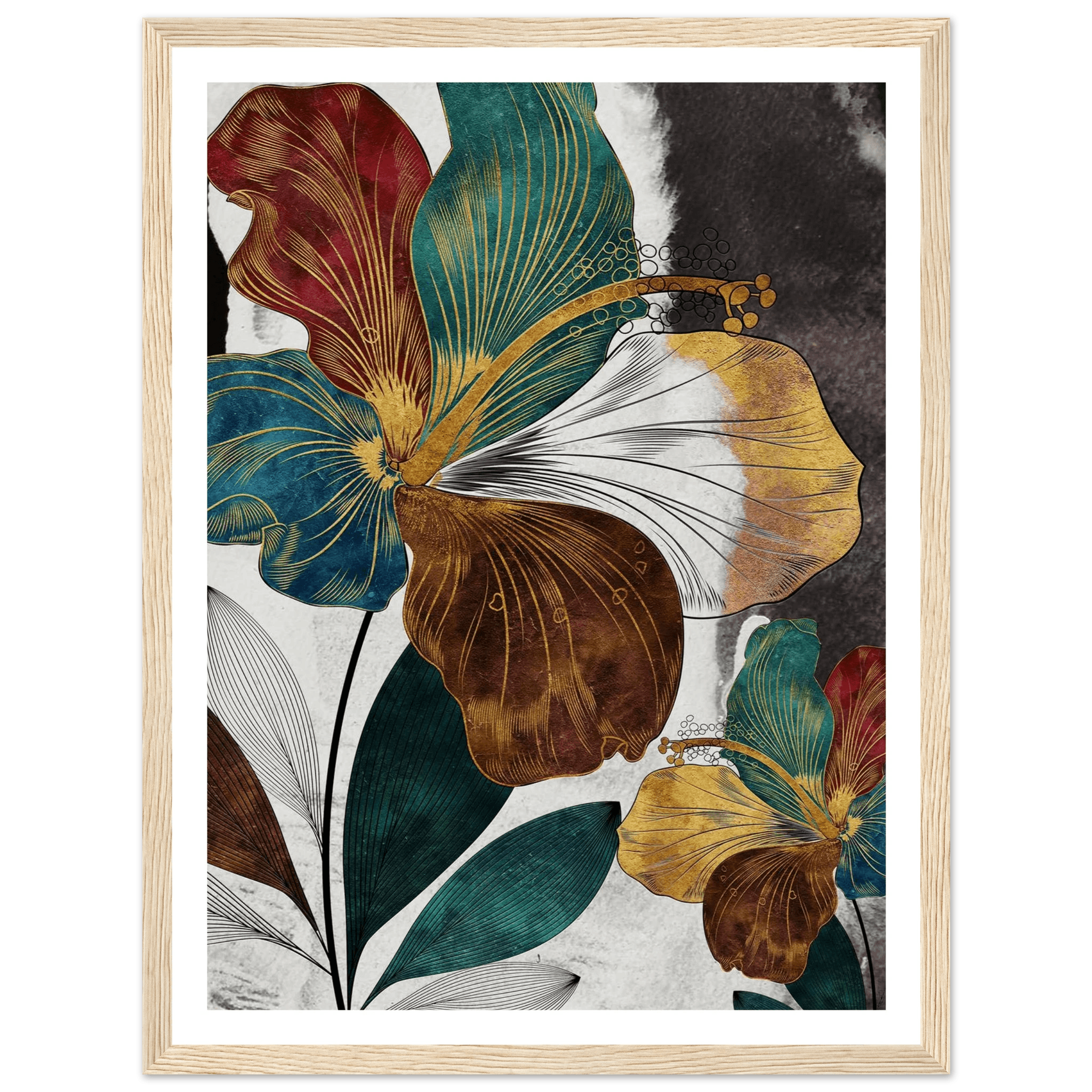 Golden Bloom Symphony - Poster - Arthena