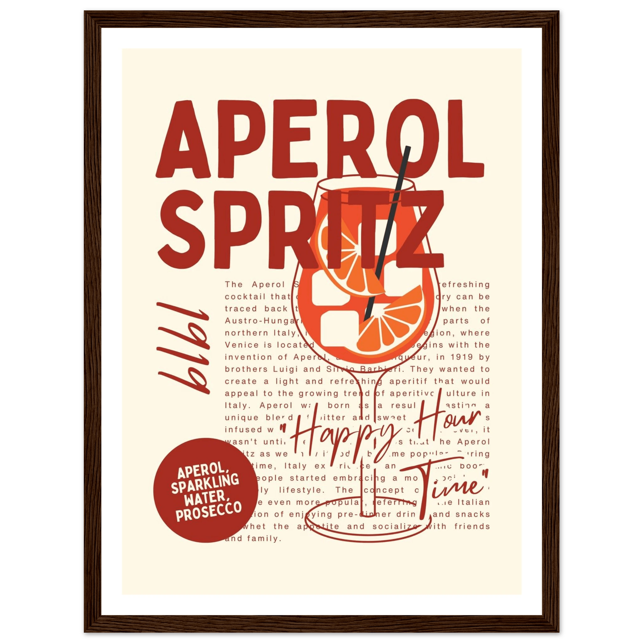 Aperol Spritz 1919 - Poster - Arthena