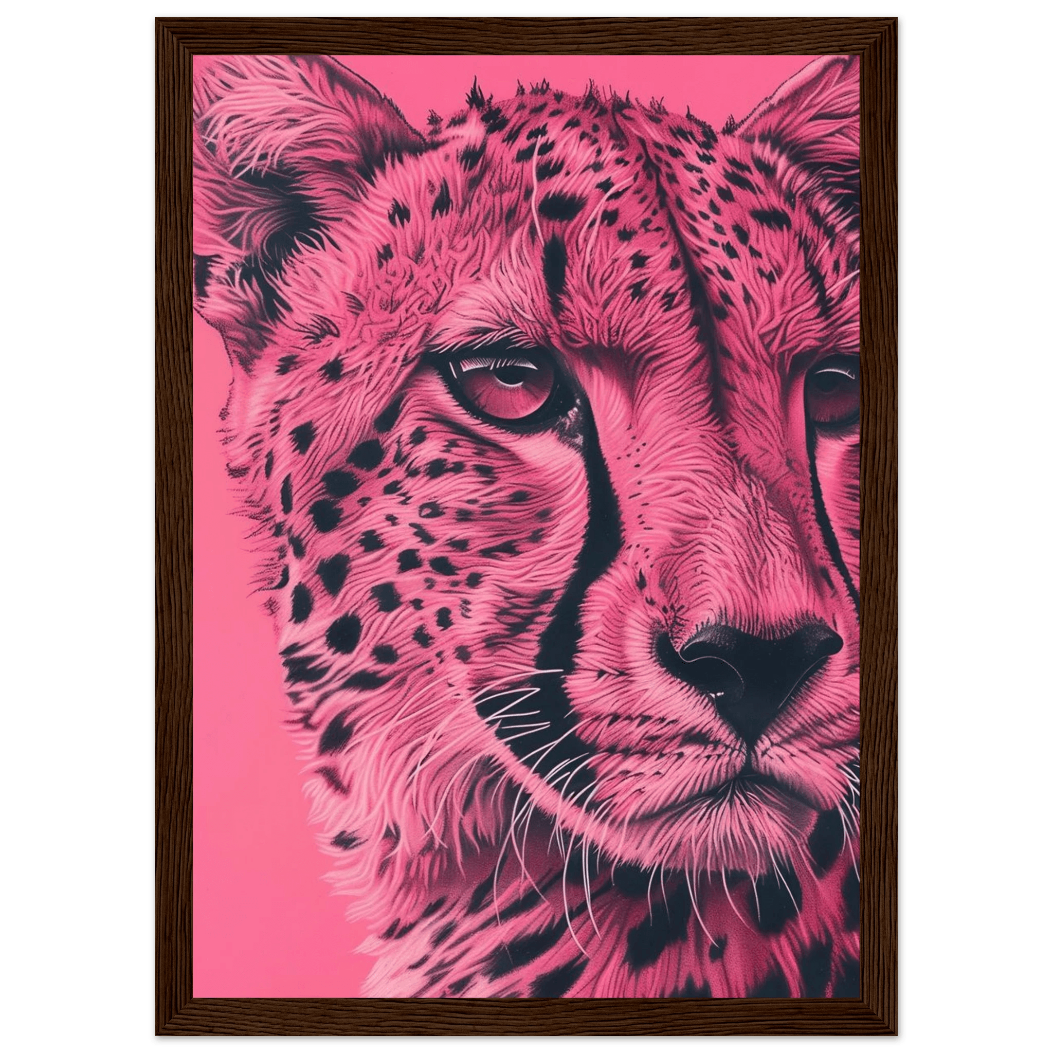 A Pink Cheetah - Poster - Arthena