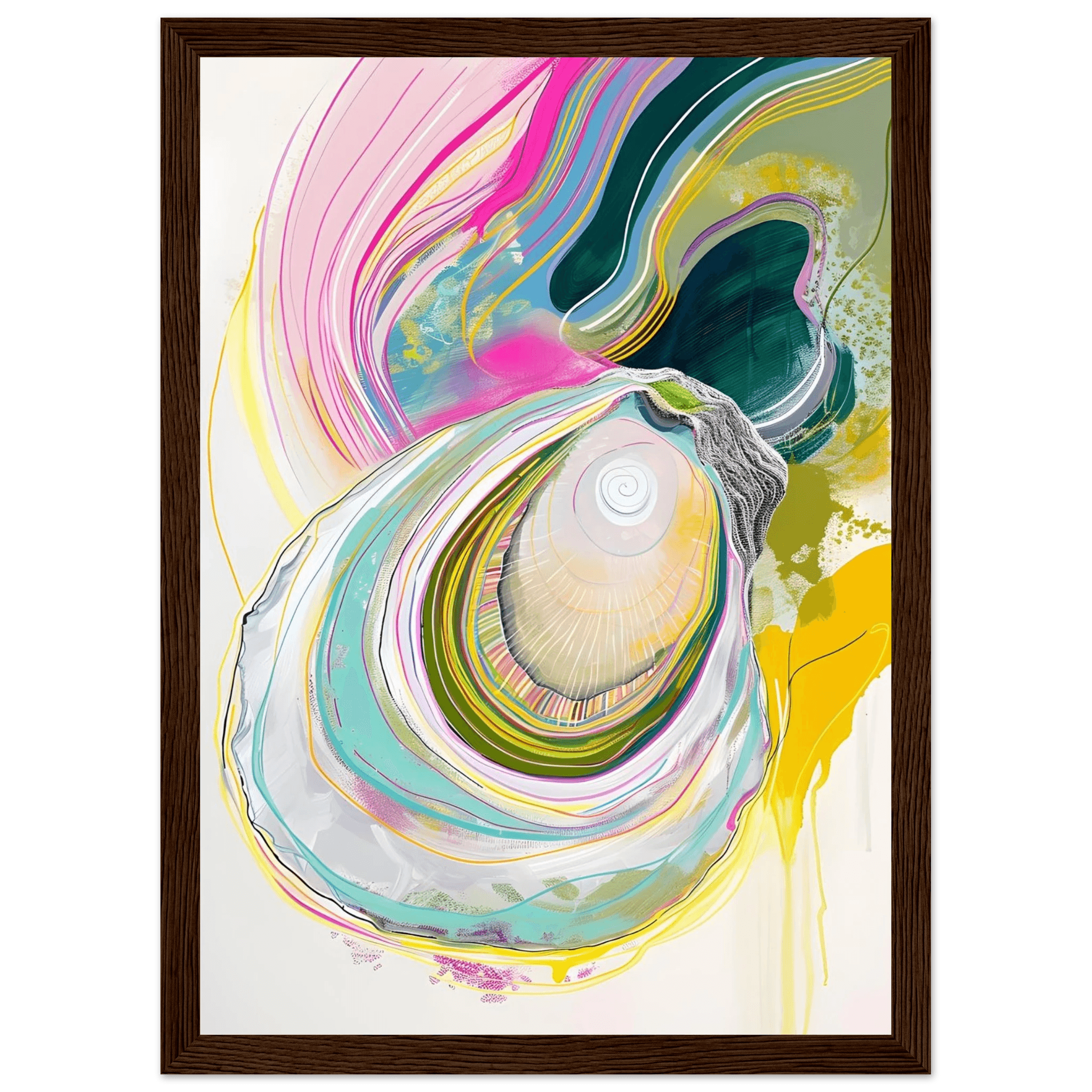 Colorful Oyster - Poster - Arthena