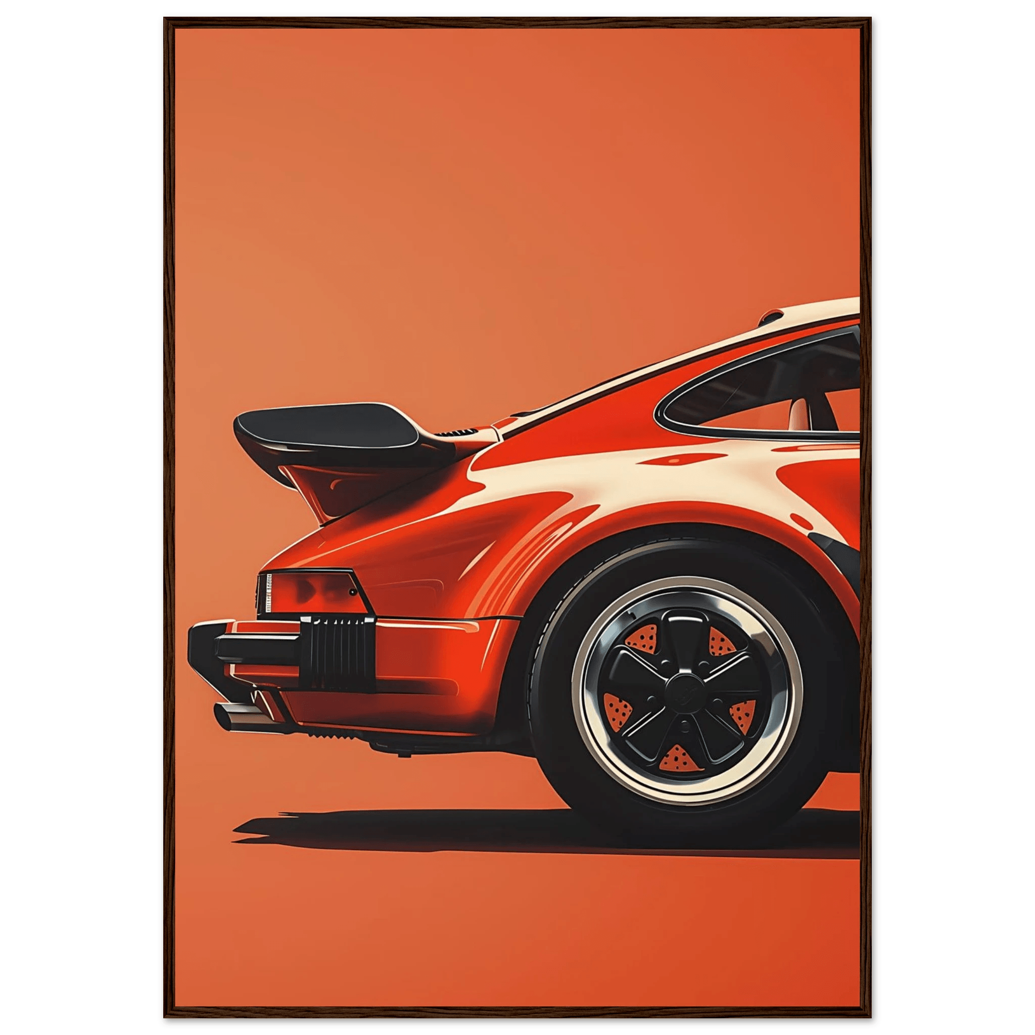 Retro Car - Poster - Arthena