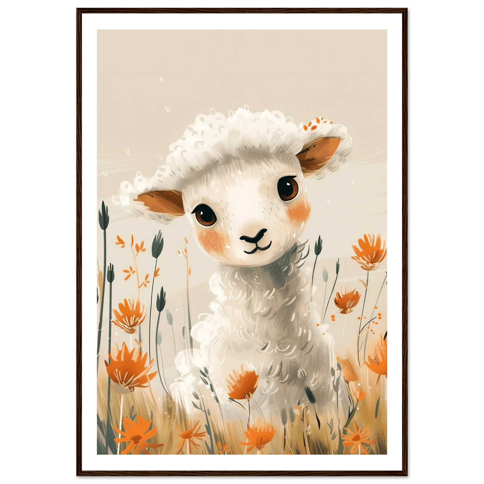 Baby Lamb - Poster - Arthena
