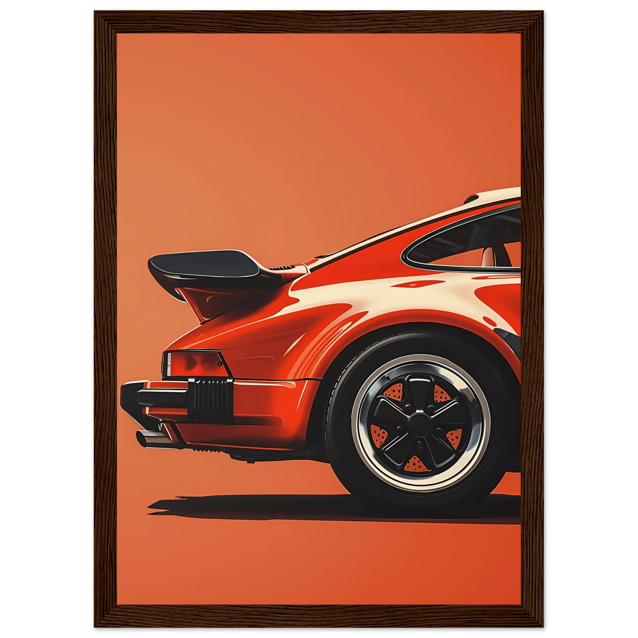 Retro Car - Poster - Arthena