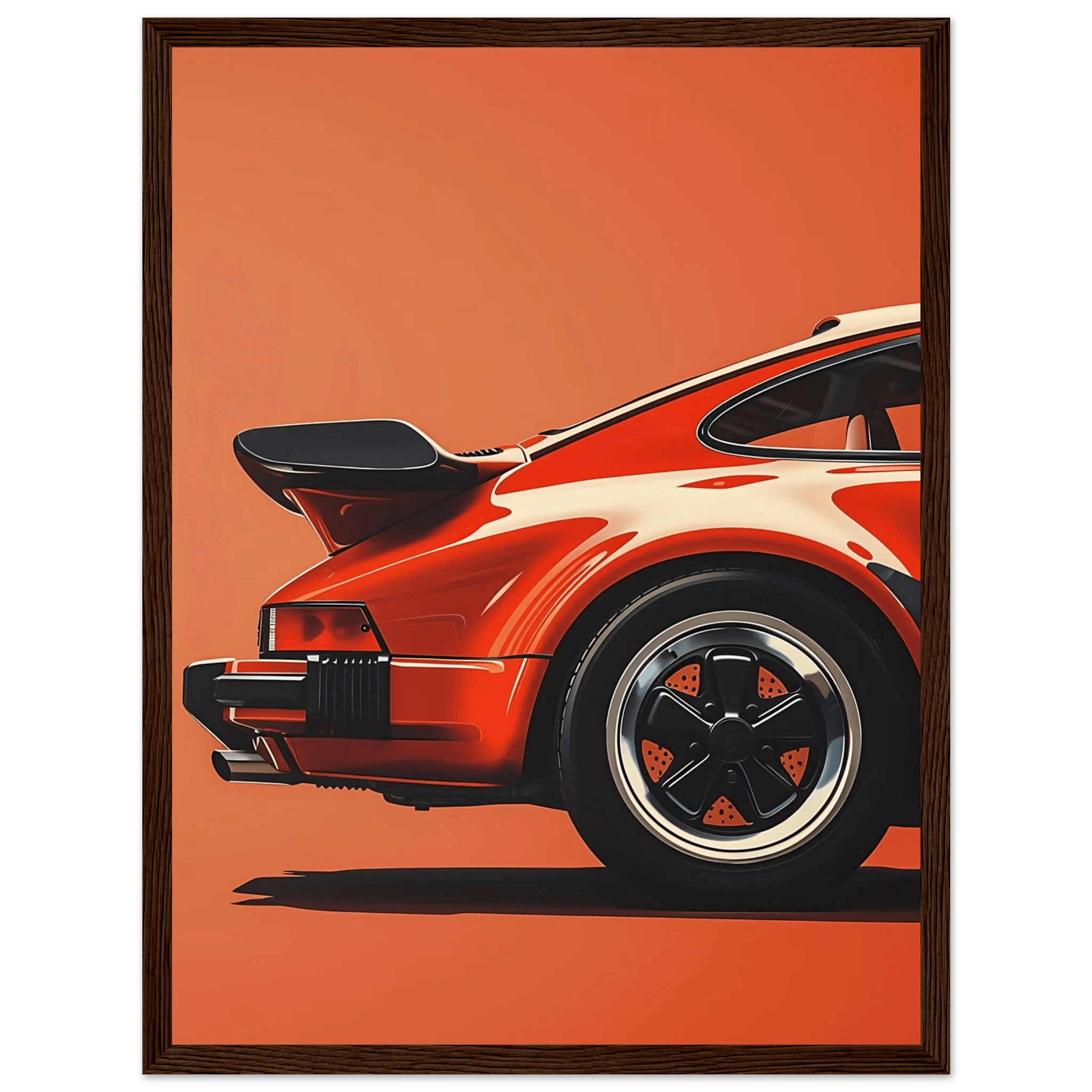 Retro Car - Poster - Arthena