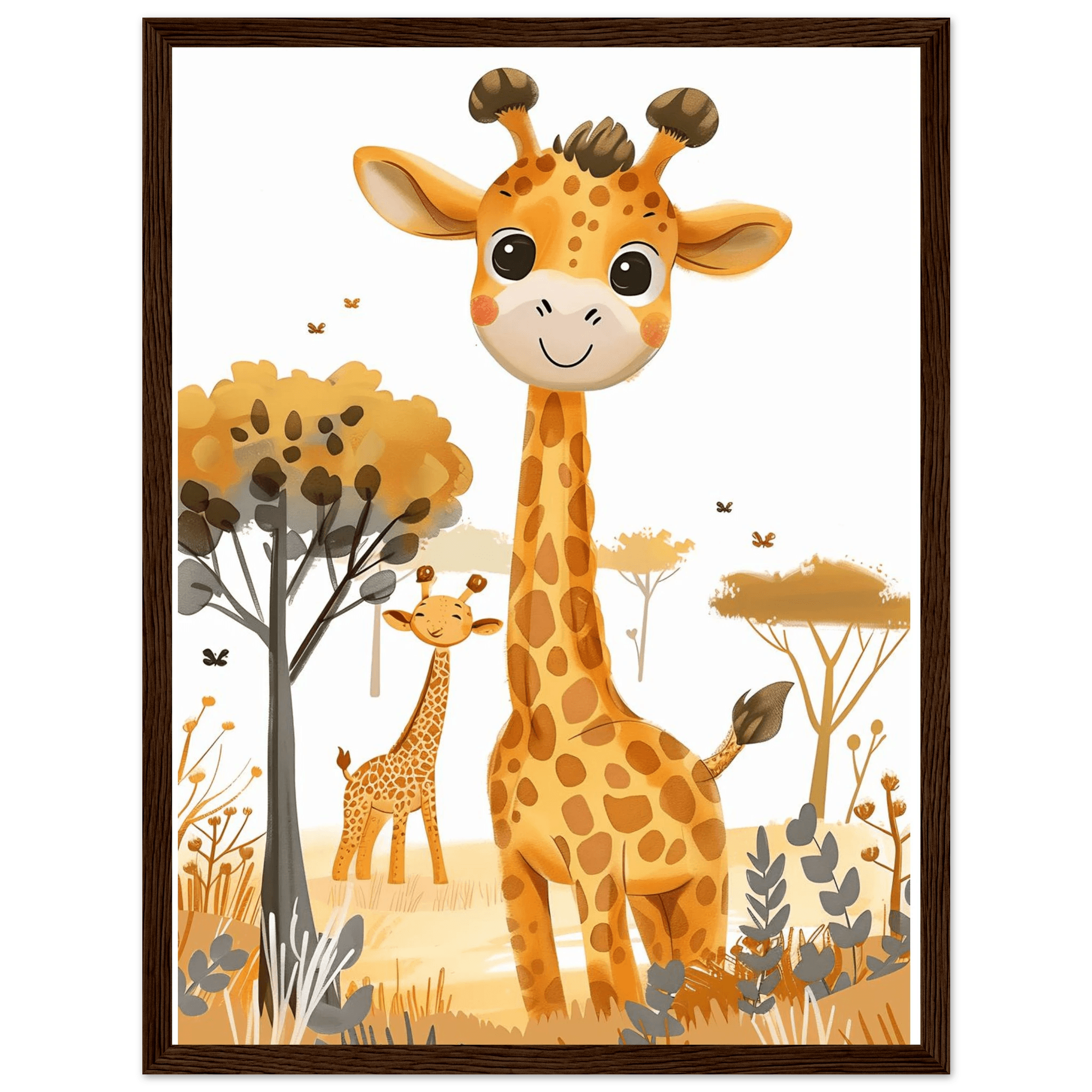 Friendly Giraffe - Poster - Arthena
