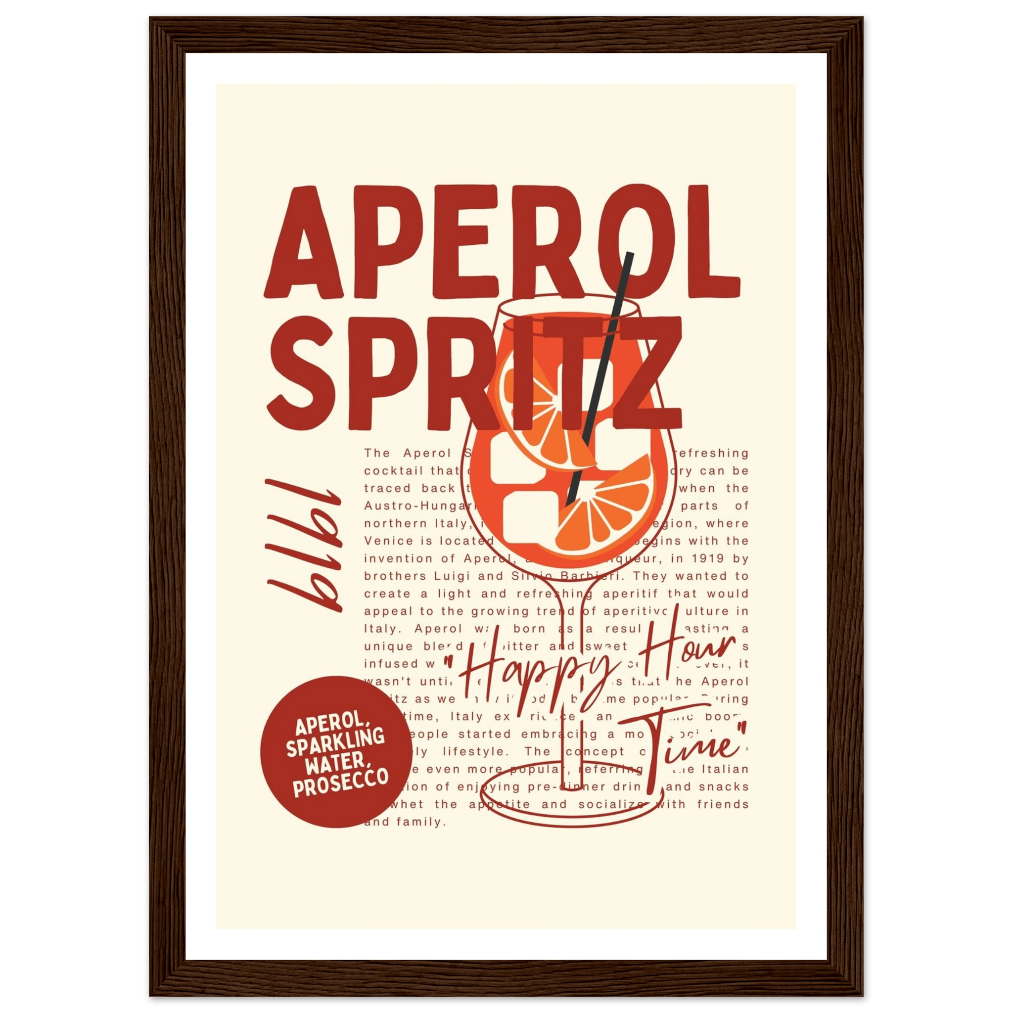 Aperol Spritz 1919 - Poster - Arthena