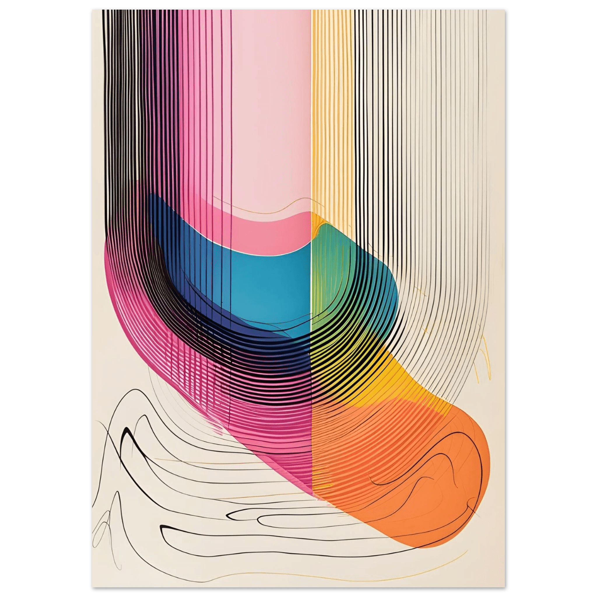 Vibrations of Color - Poster - Arthena