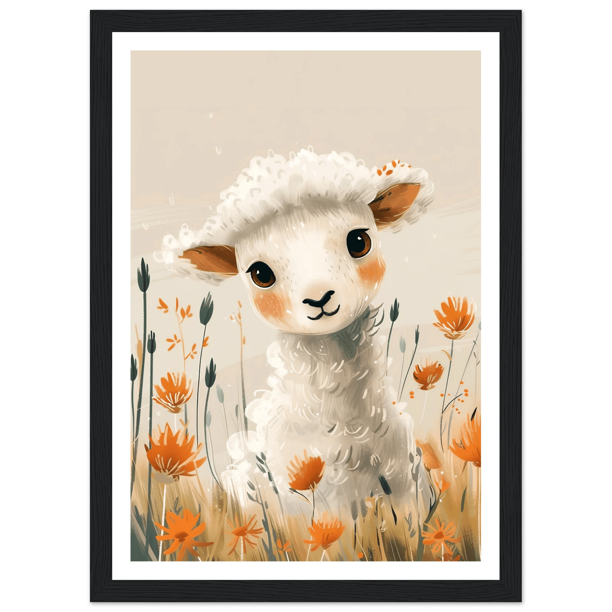 Baby Lamb - Poster - Arthena