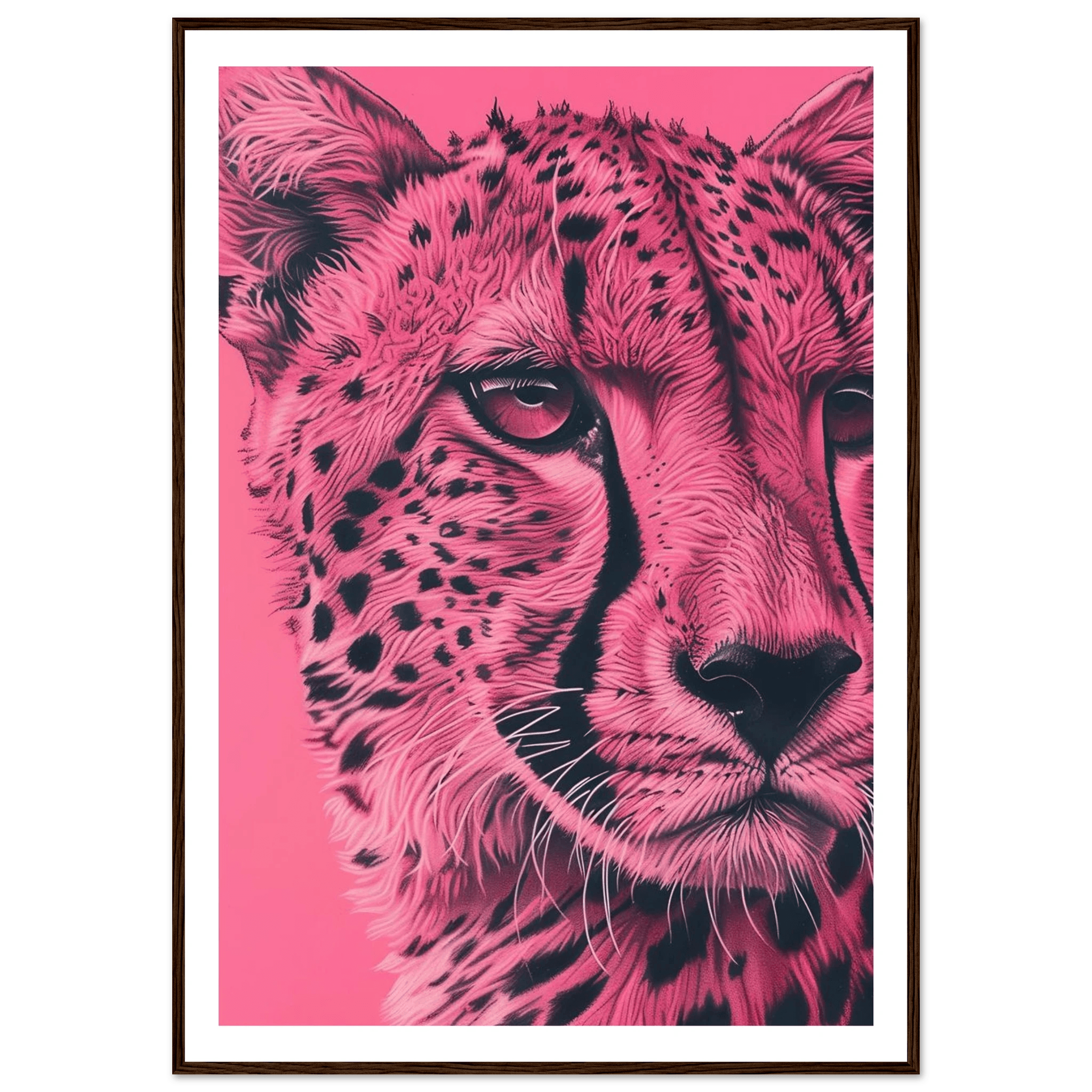 A Pink Cheetah - Poster - Arthena
