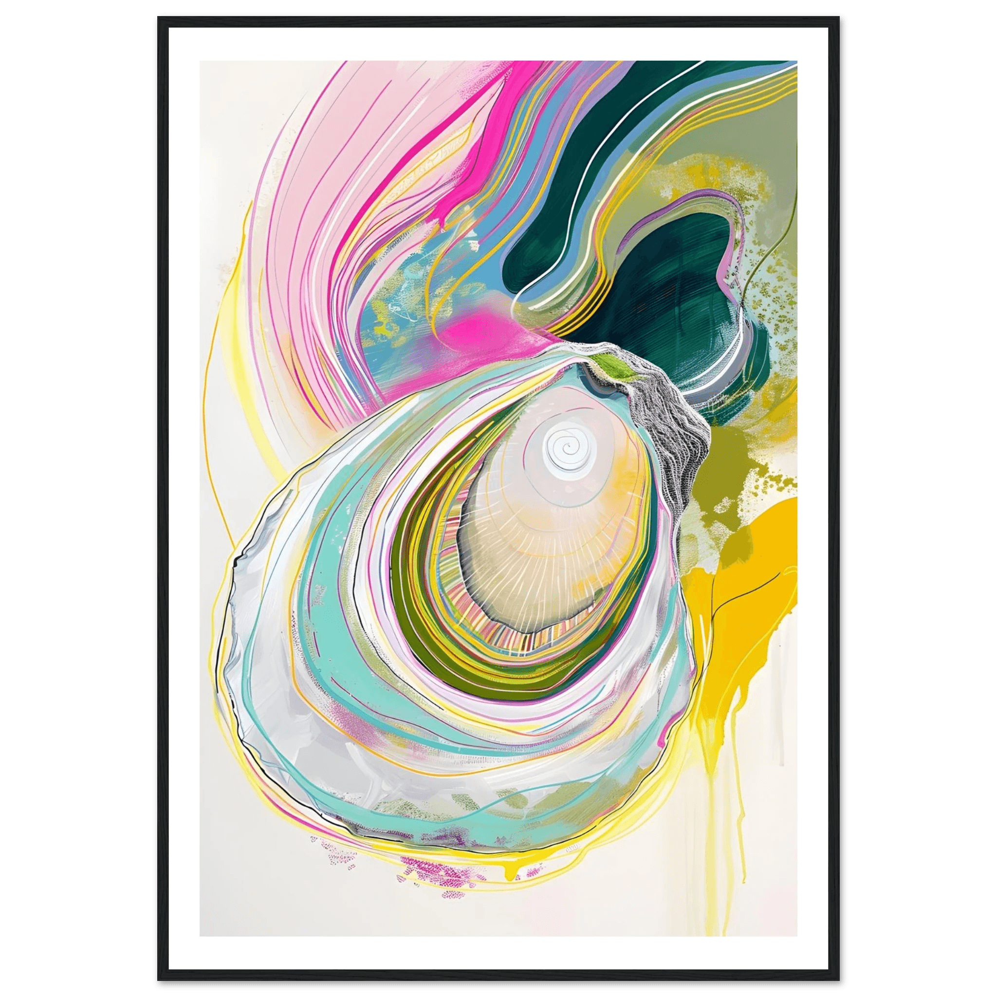 Colorful Oyster - Poster - Arthena