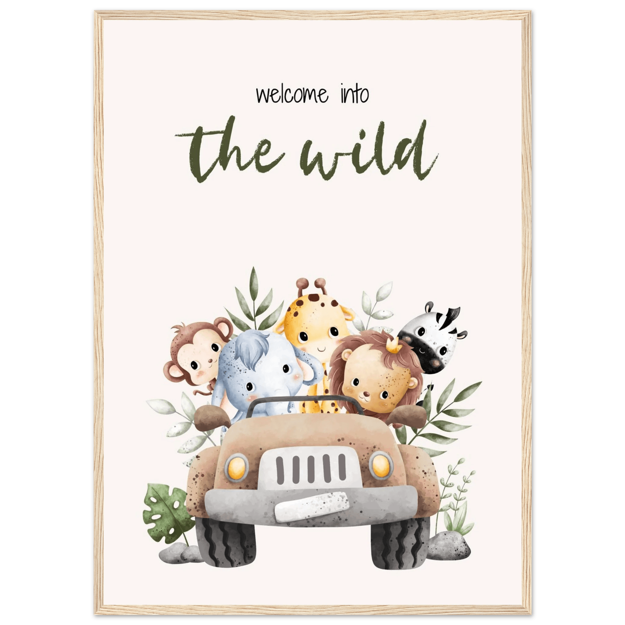 Welcome into the wild - Poster - Arthena