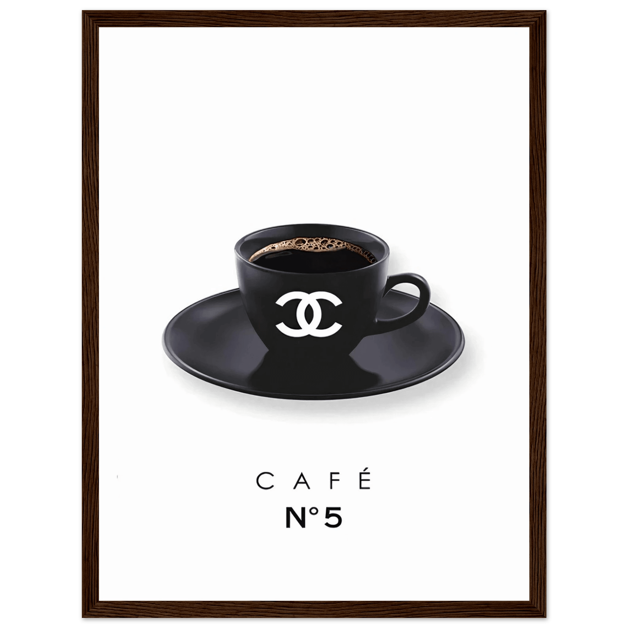 Coffee Chanel - Poster - Arthena