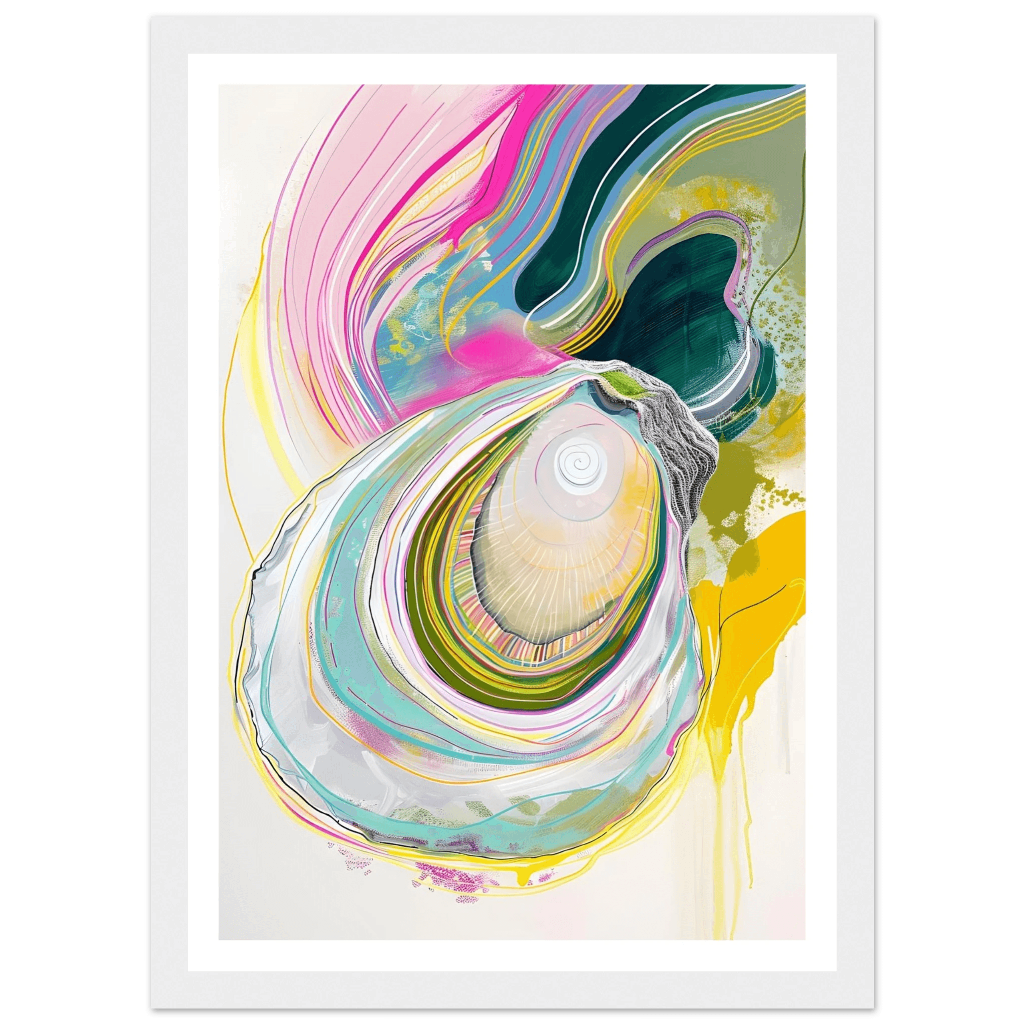 Colorful Oyster - Poster - Arthena