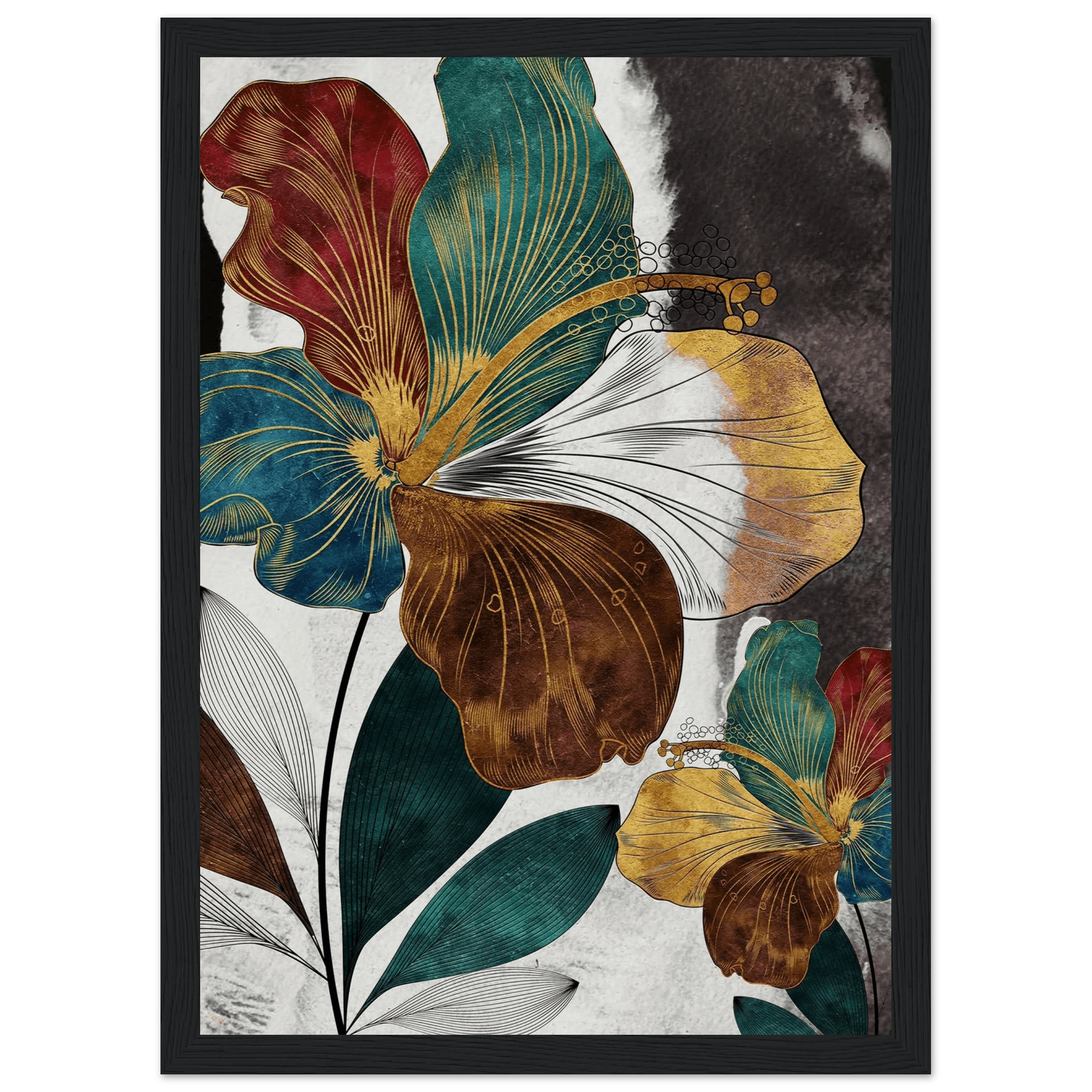 Golden Bloom Symphony - Poster - Arthena
